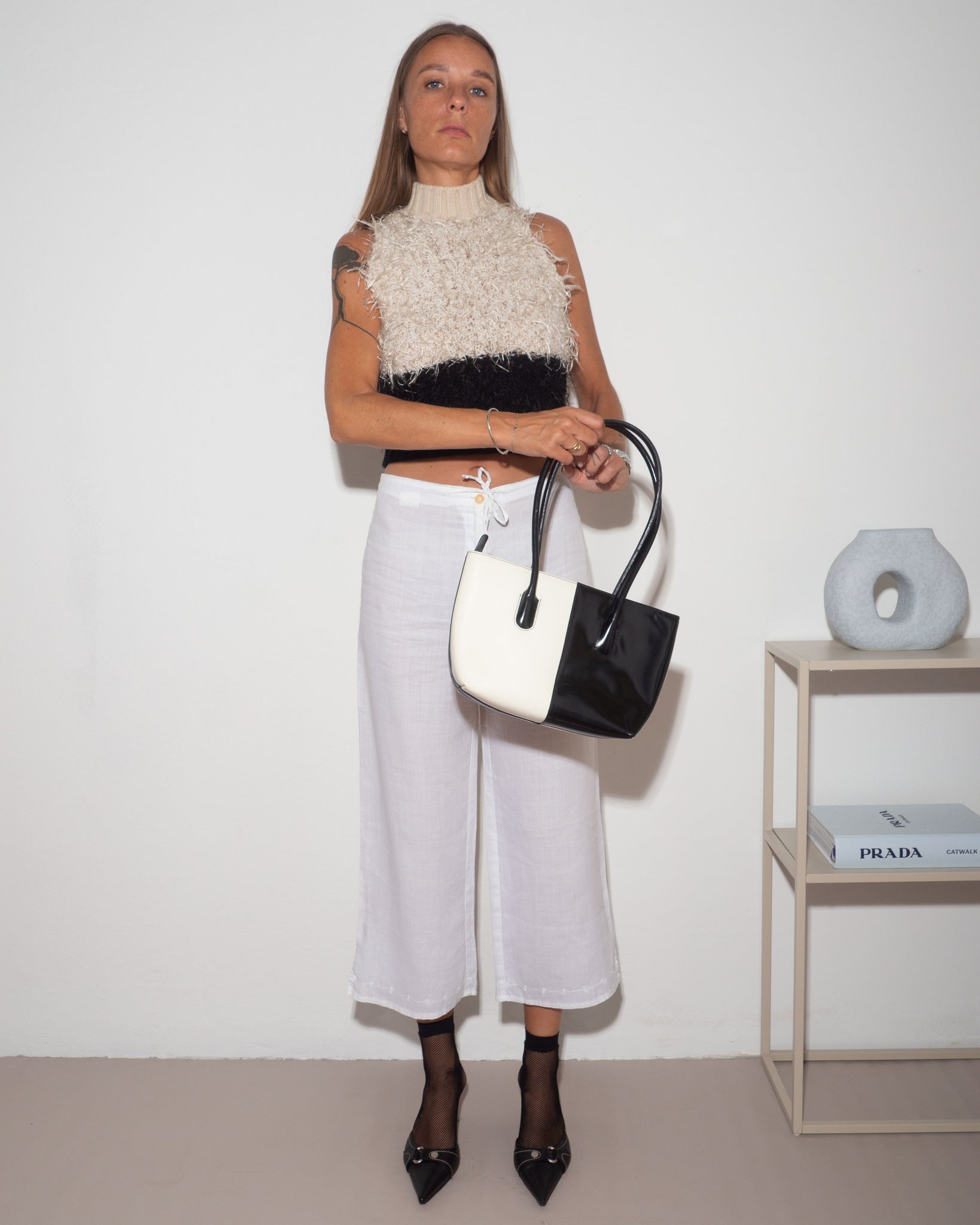 Krizia Mockneck Vest