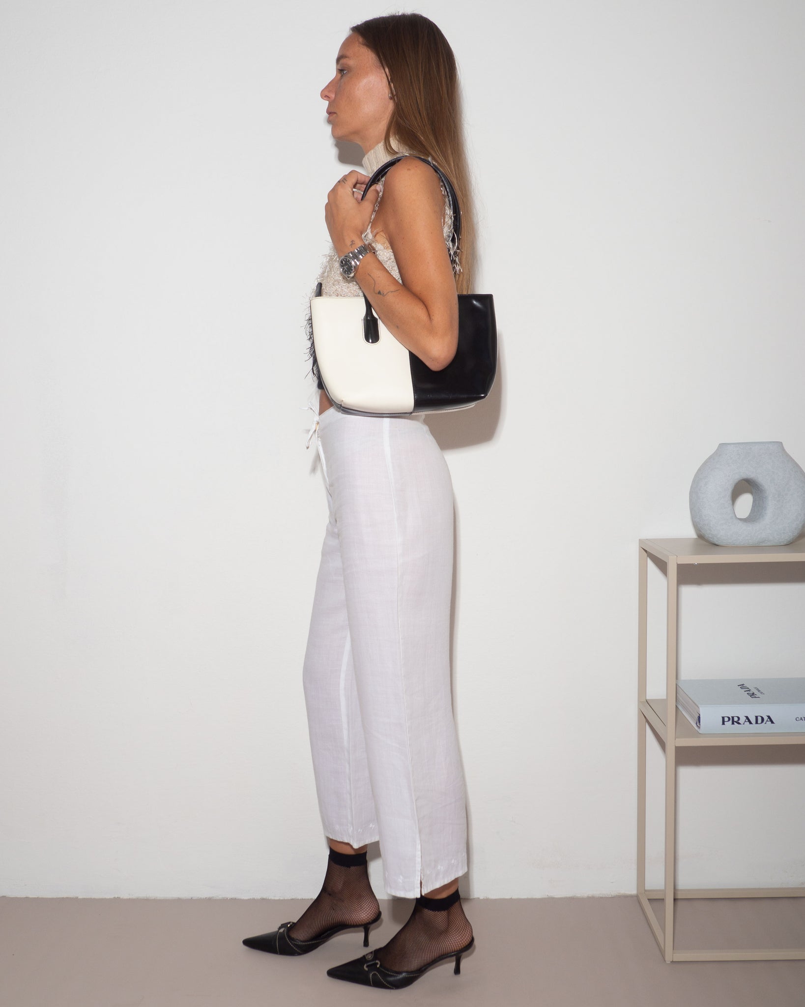 Krizia Mockneck Vest