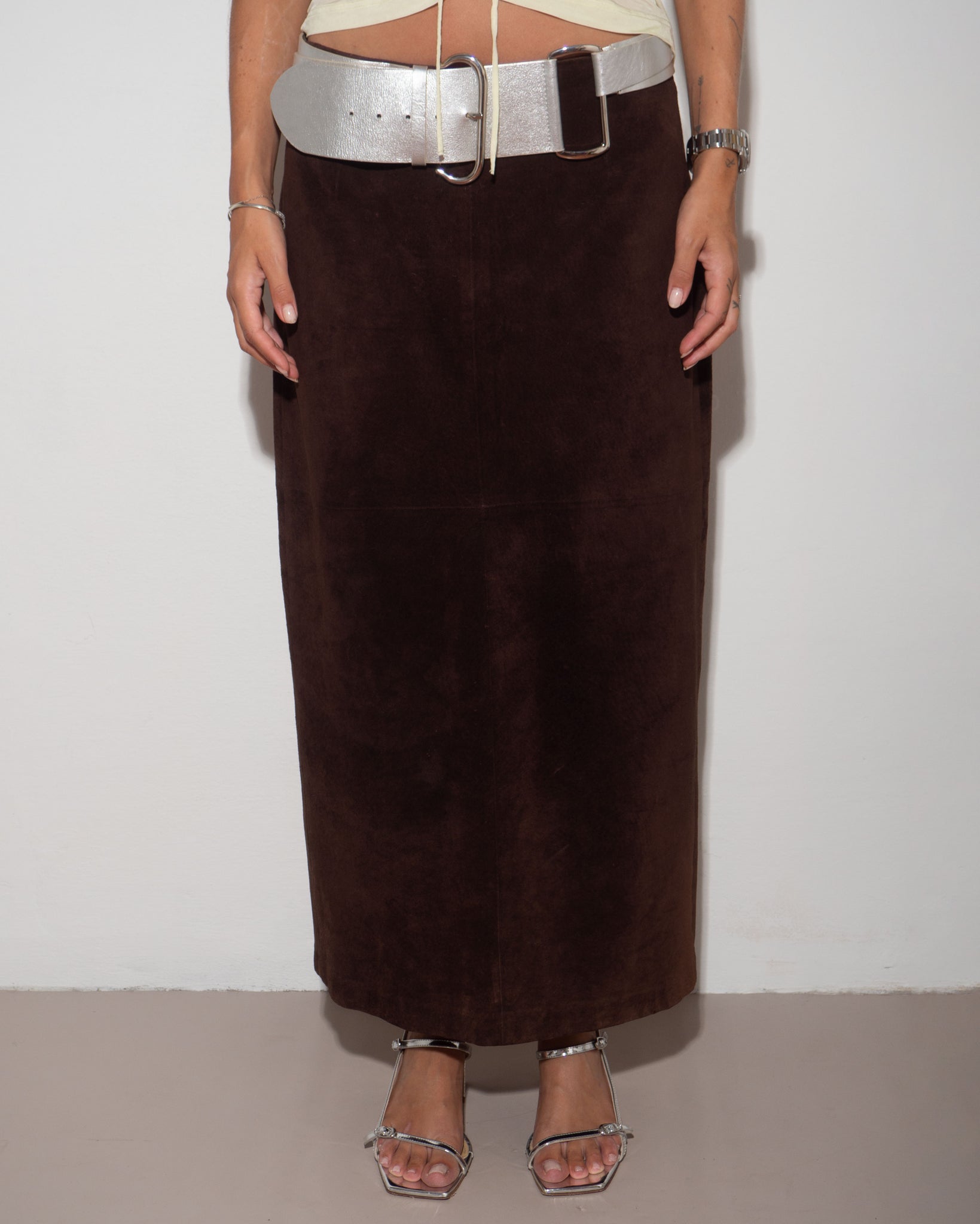 Suede Chocolate Skirt