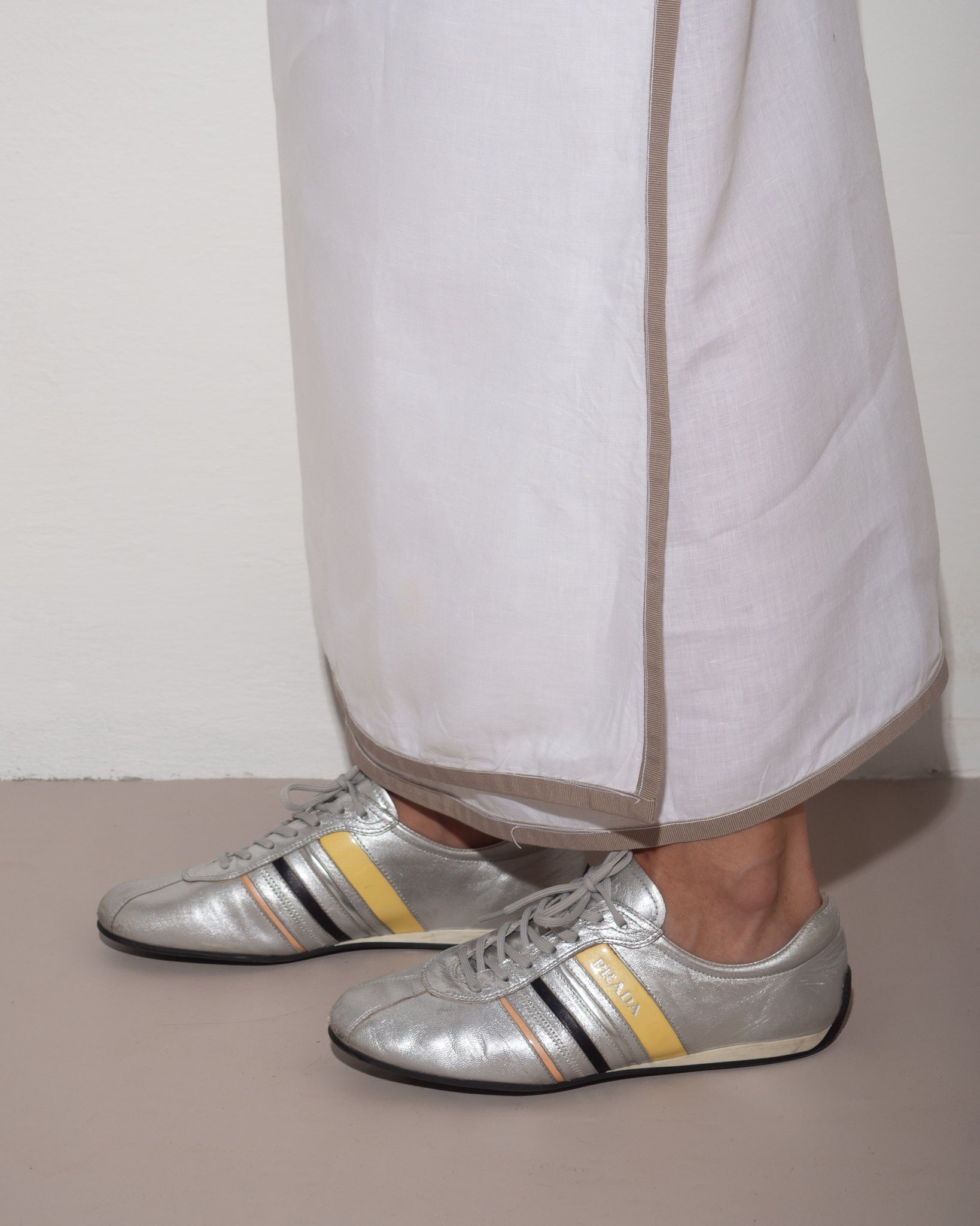 Prada Silver Sneakers (39.5)