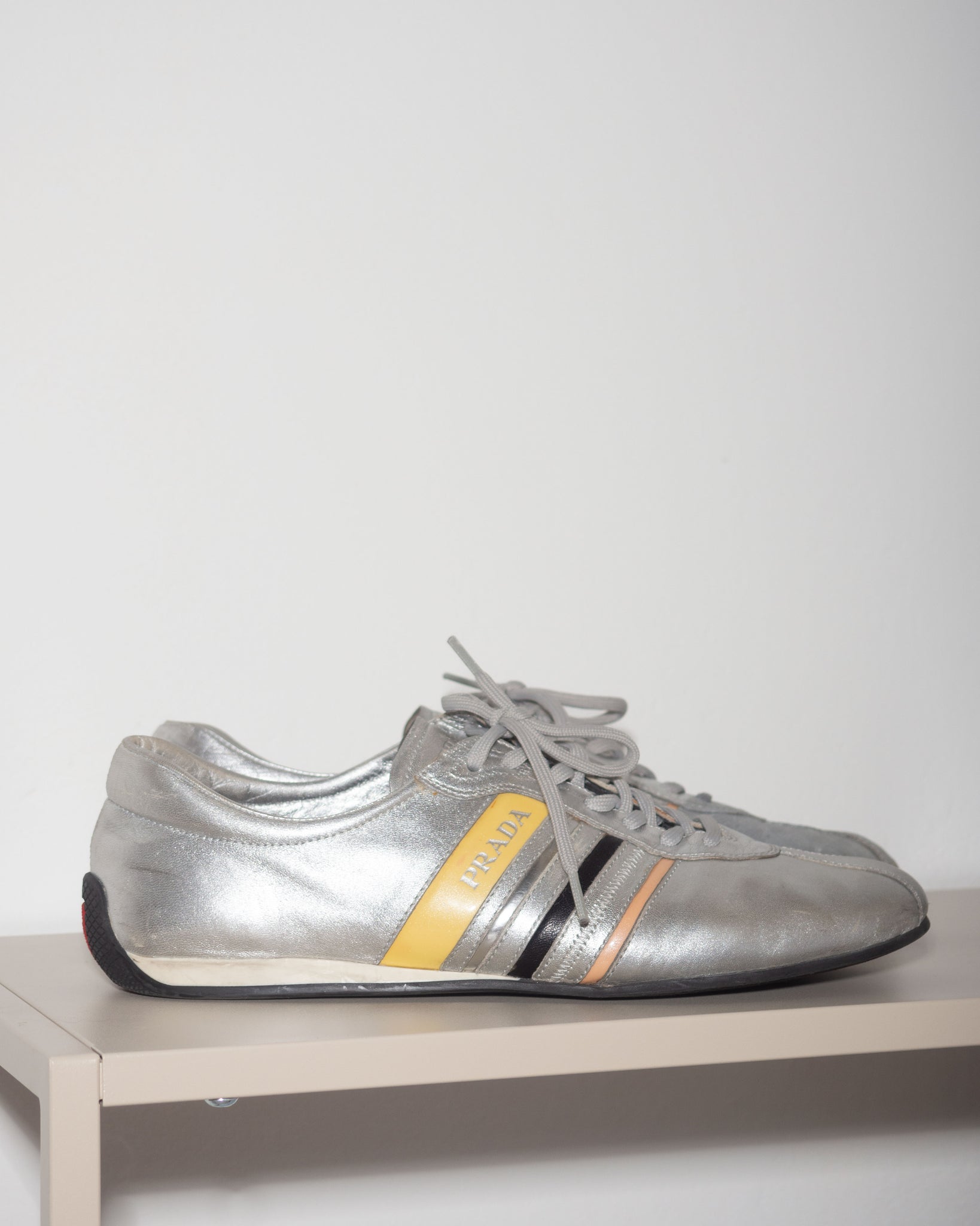 Prada Silver Sneakers (39.5)
