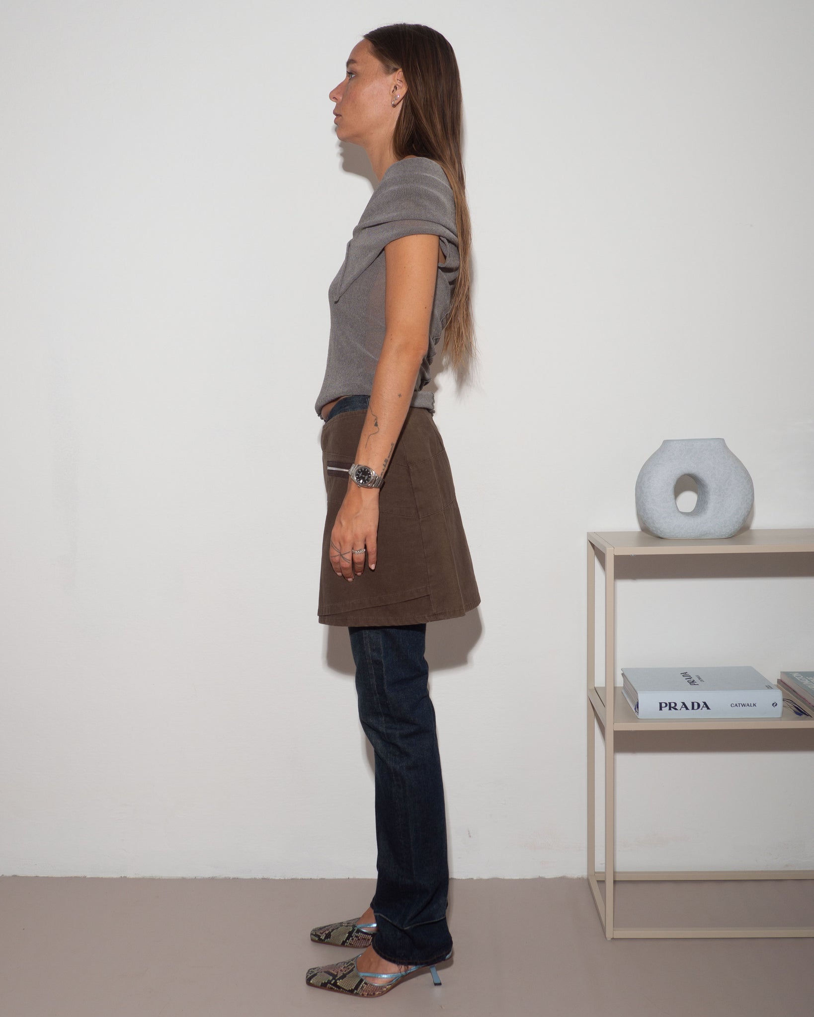 Envelope Mini Skirt