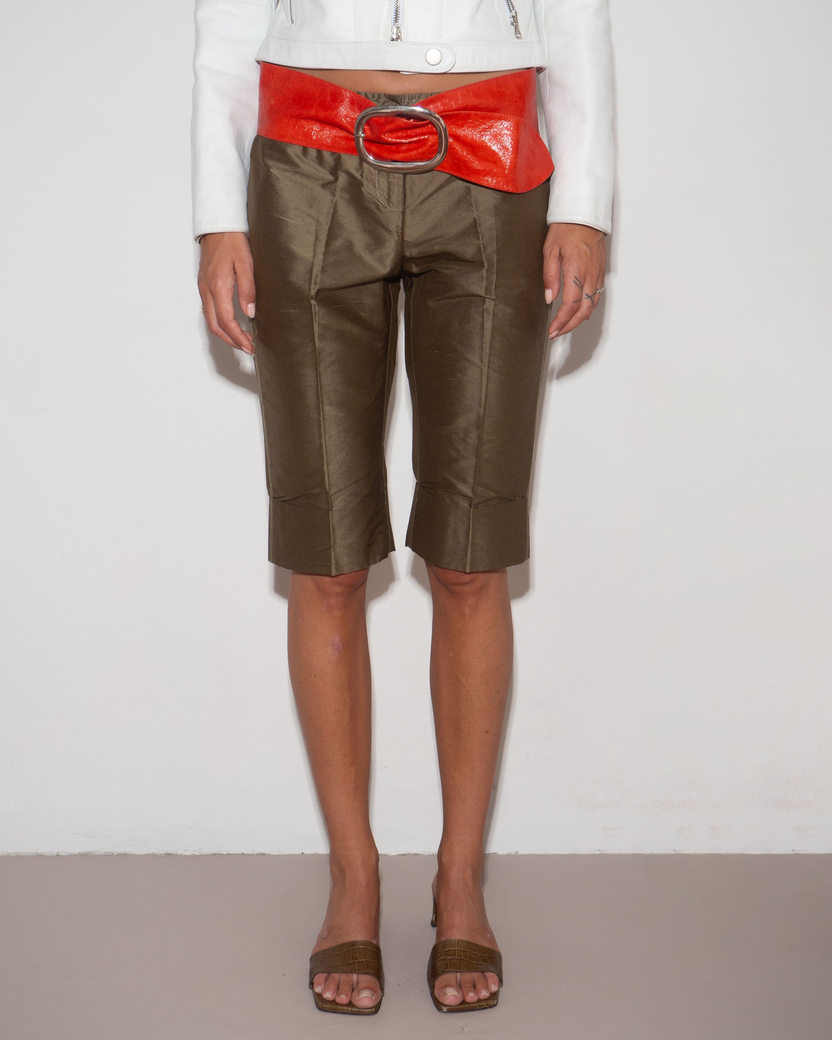 Silk Bermuda Shorts