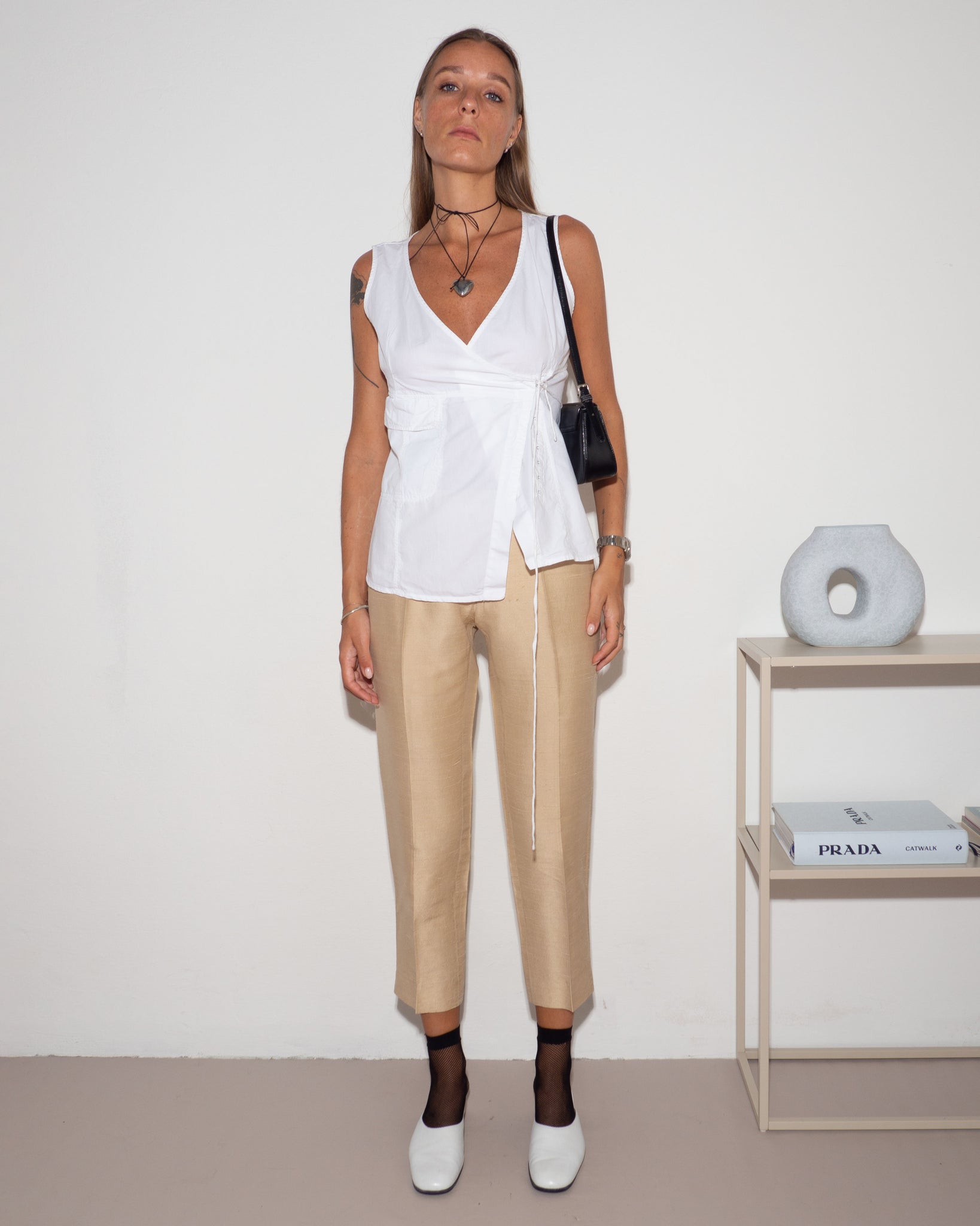Silk Capri Pants