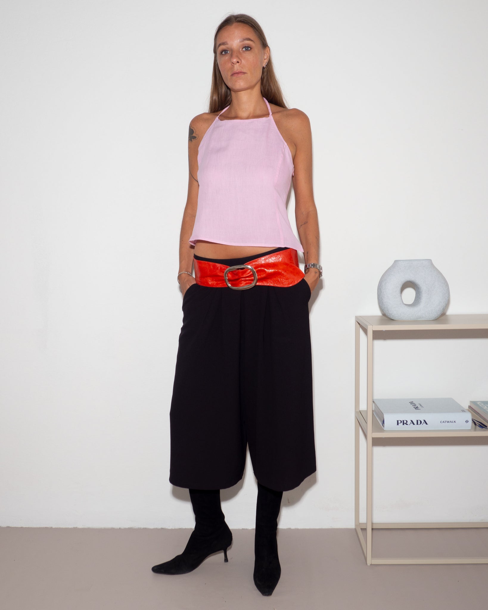 Linen Halter Top