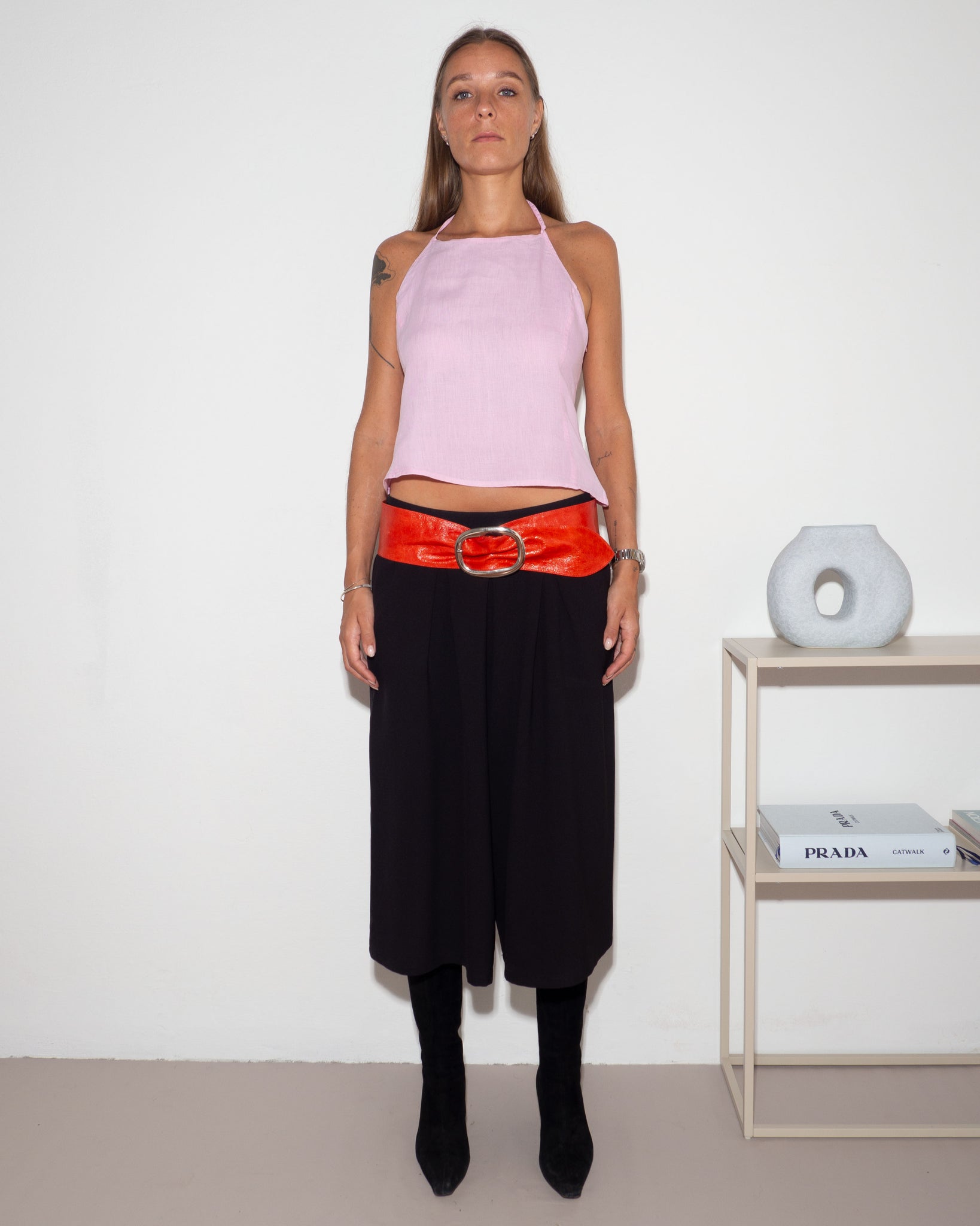 Linen Halter Top