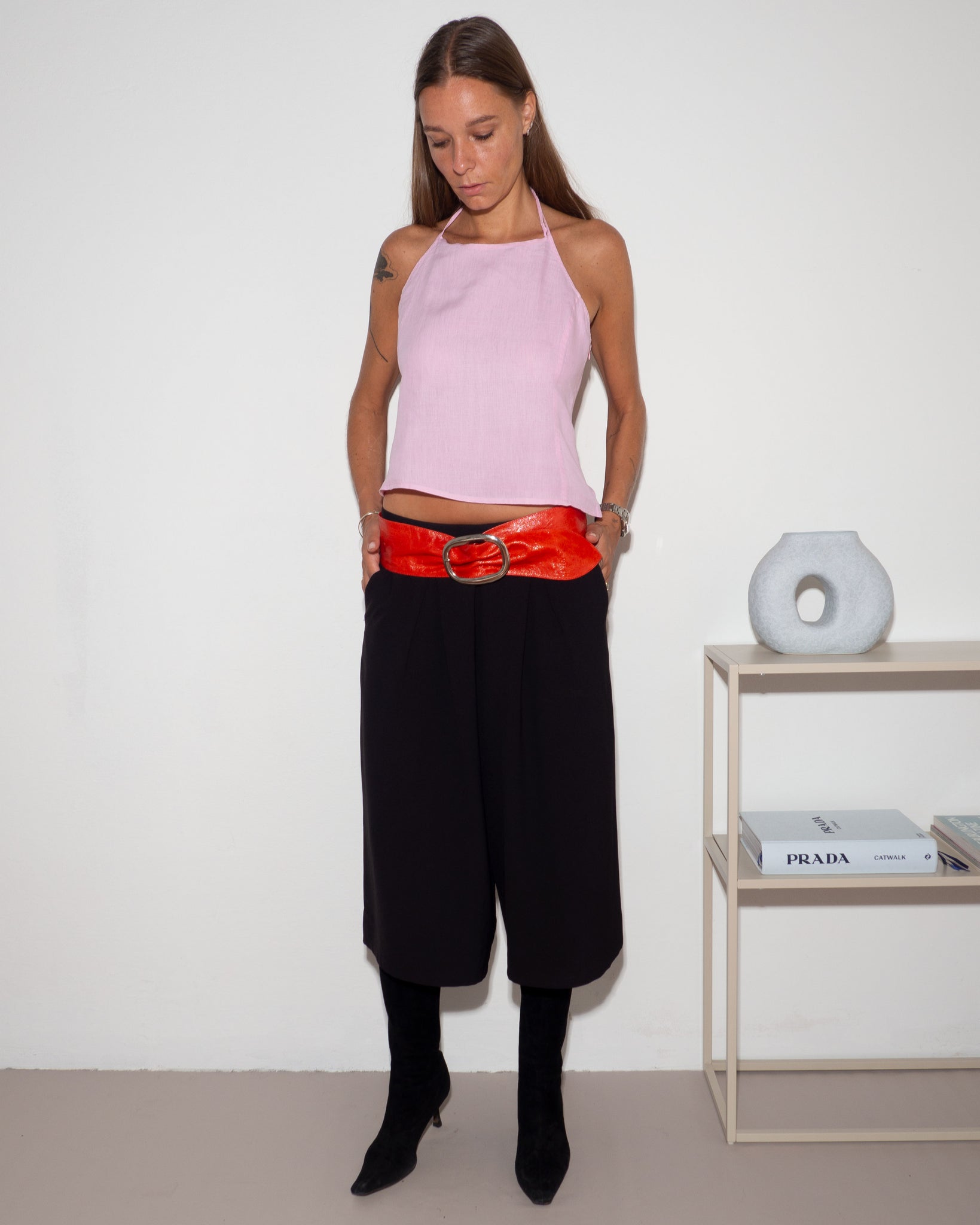 Linen Halter Top