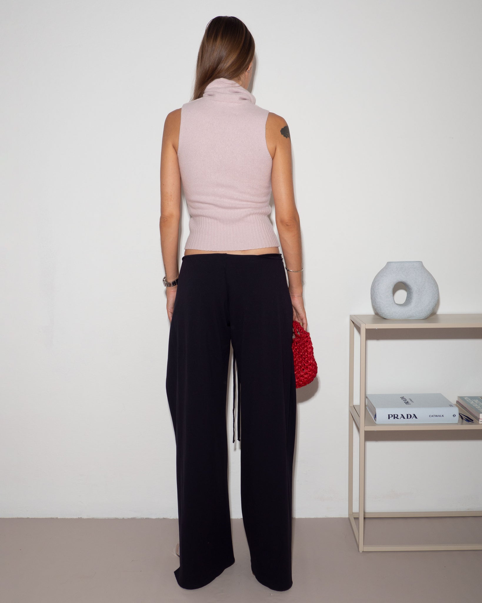 Angora Turtleneck Vest