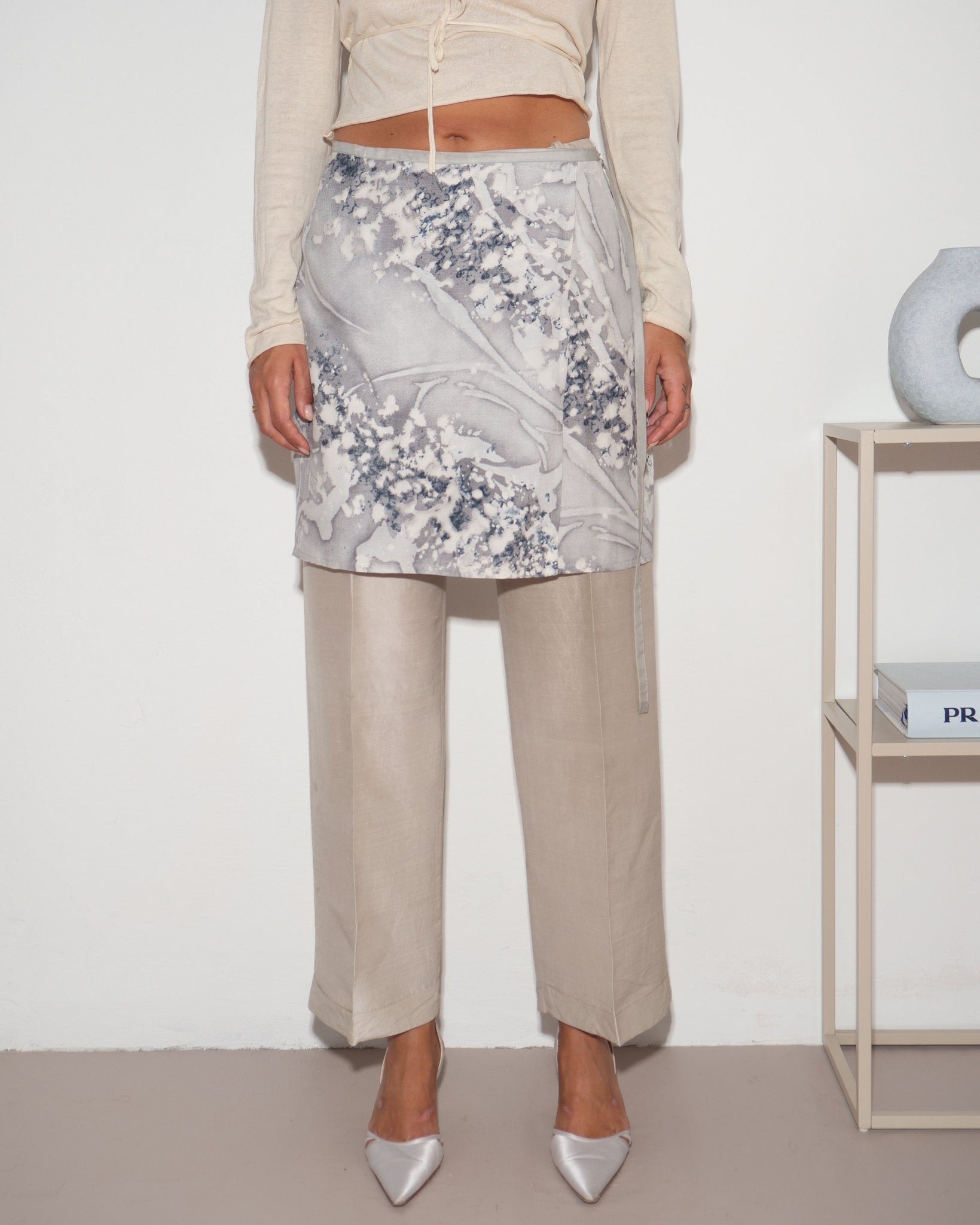Printed Envelope Skirt