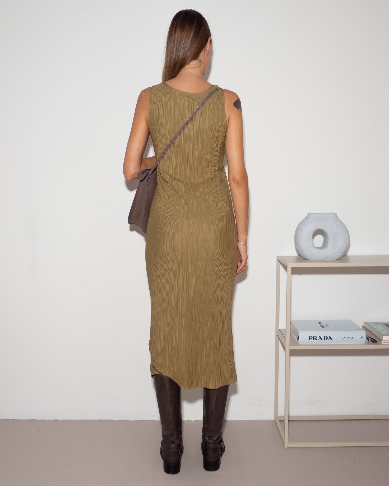 Khaki Maxi Dress