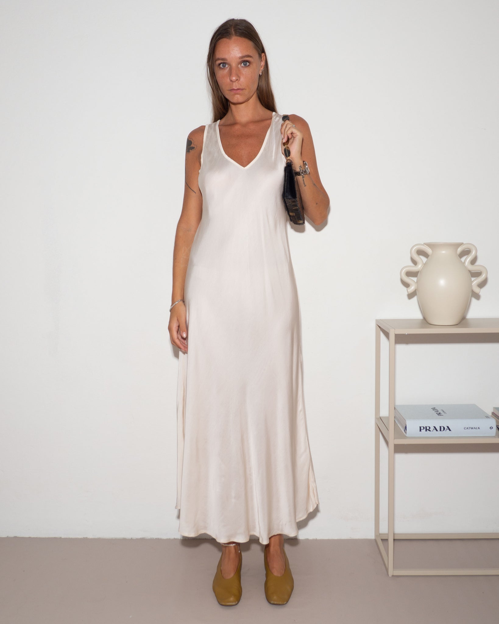 Silk Blend Dress