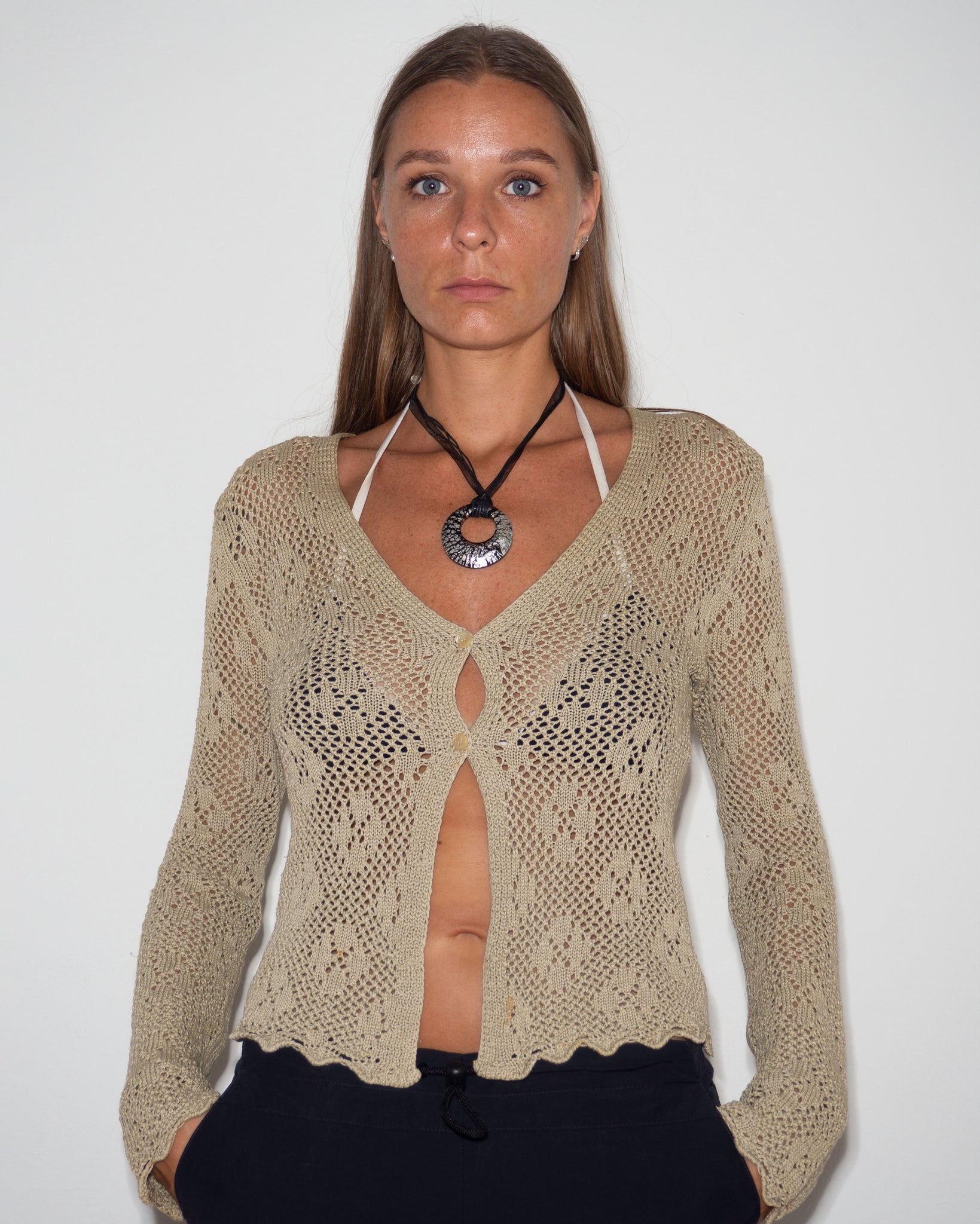 Benetton Crochet Cardigan