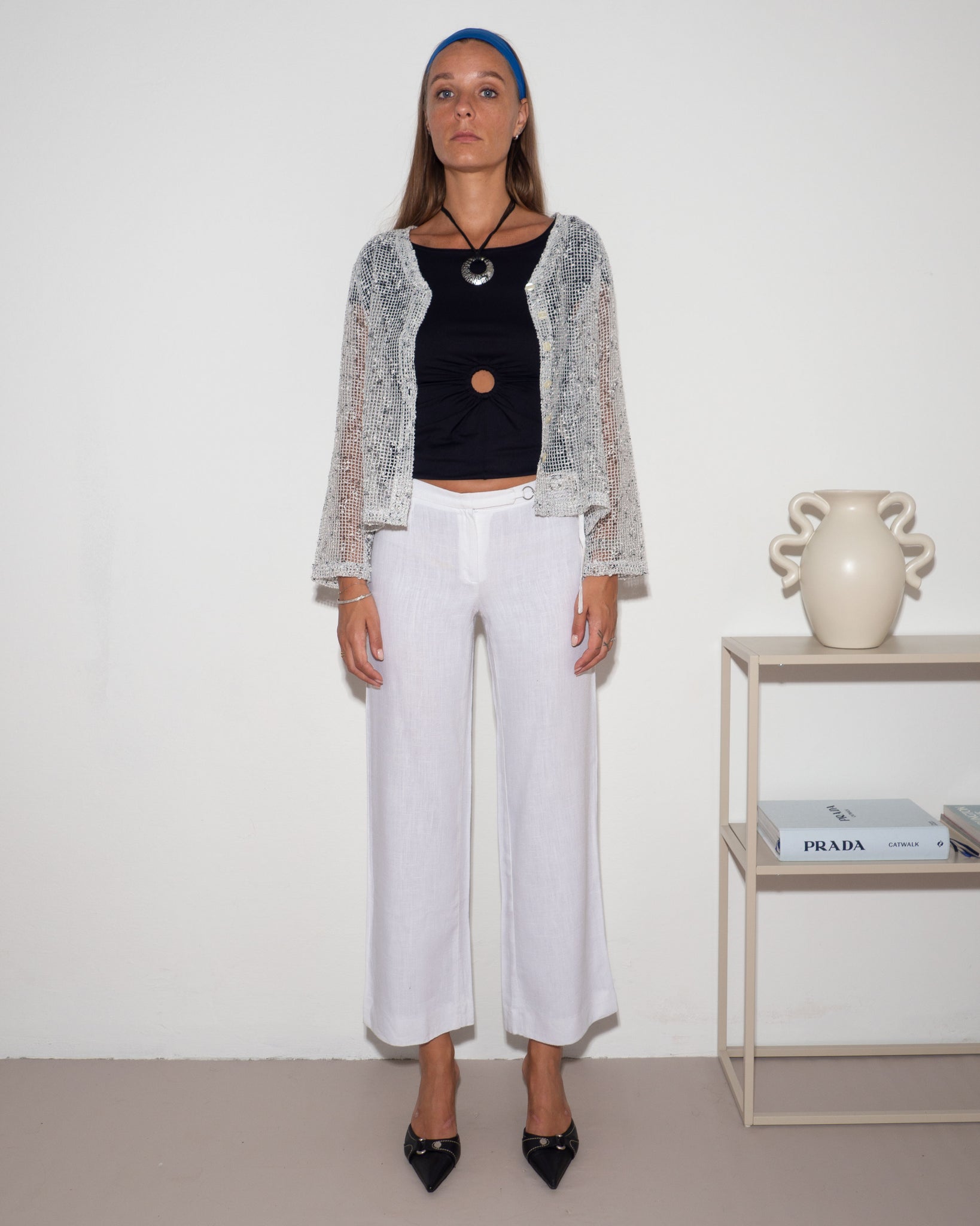 Knitted Chainmail Cardigan