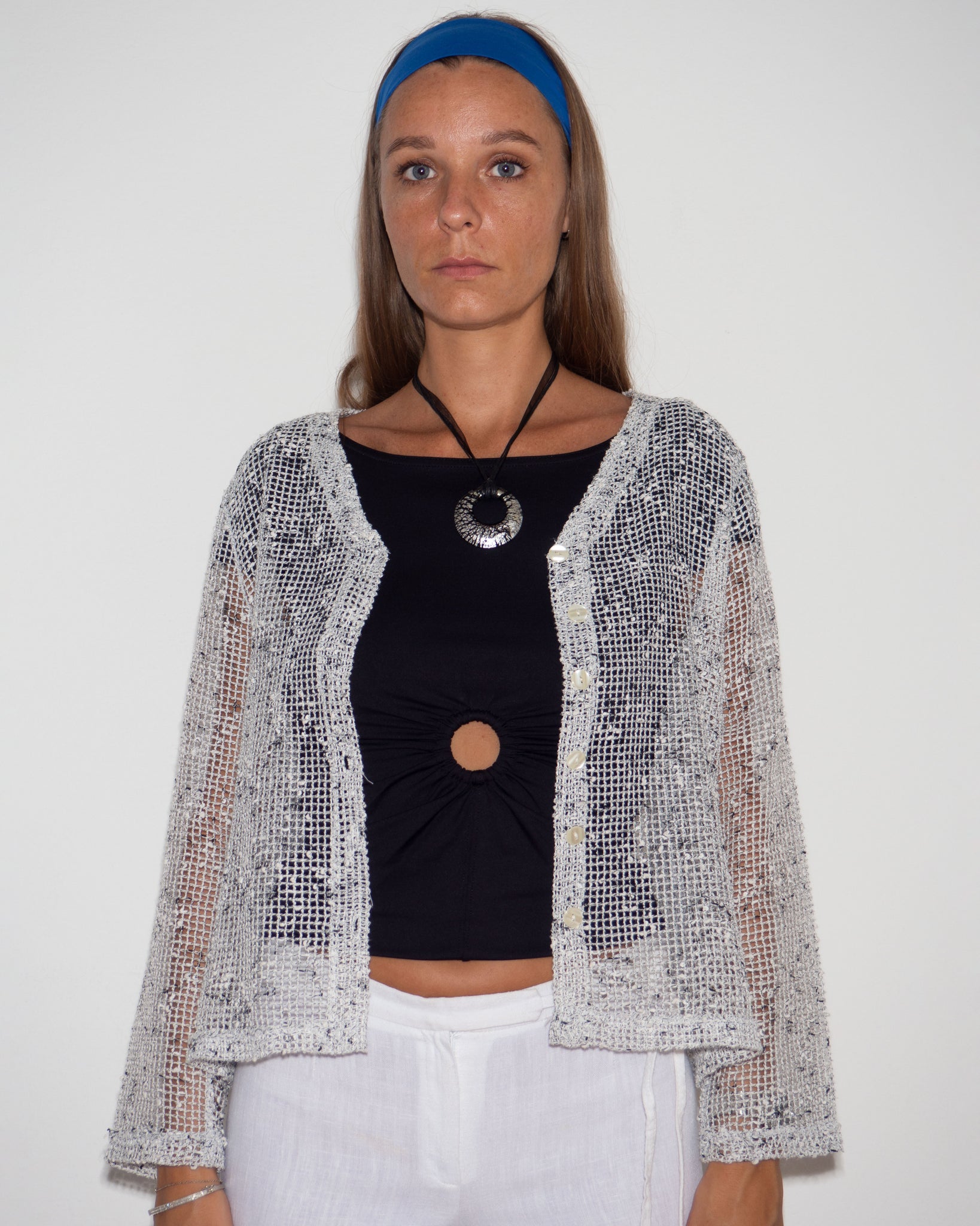 Knitted Chainmail Cardigan