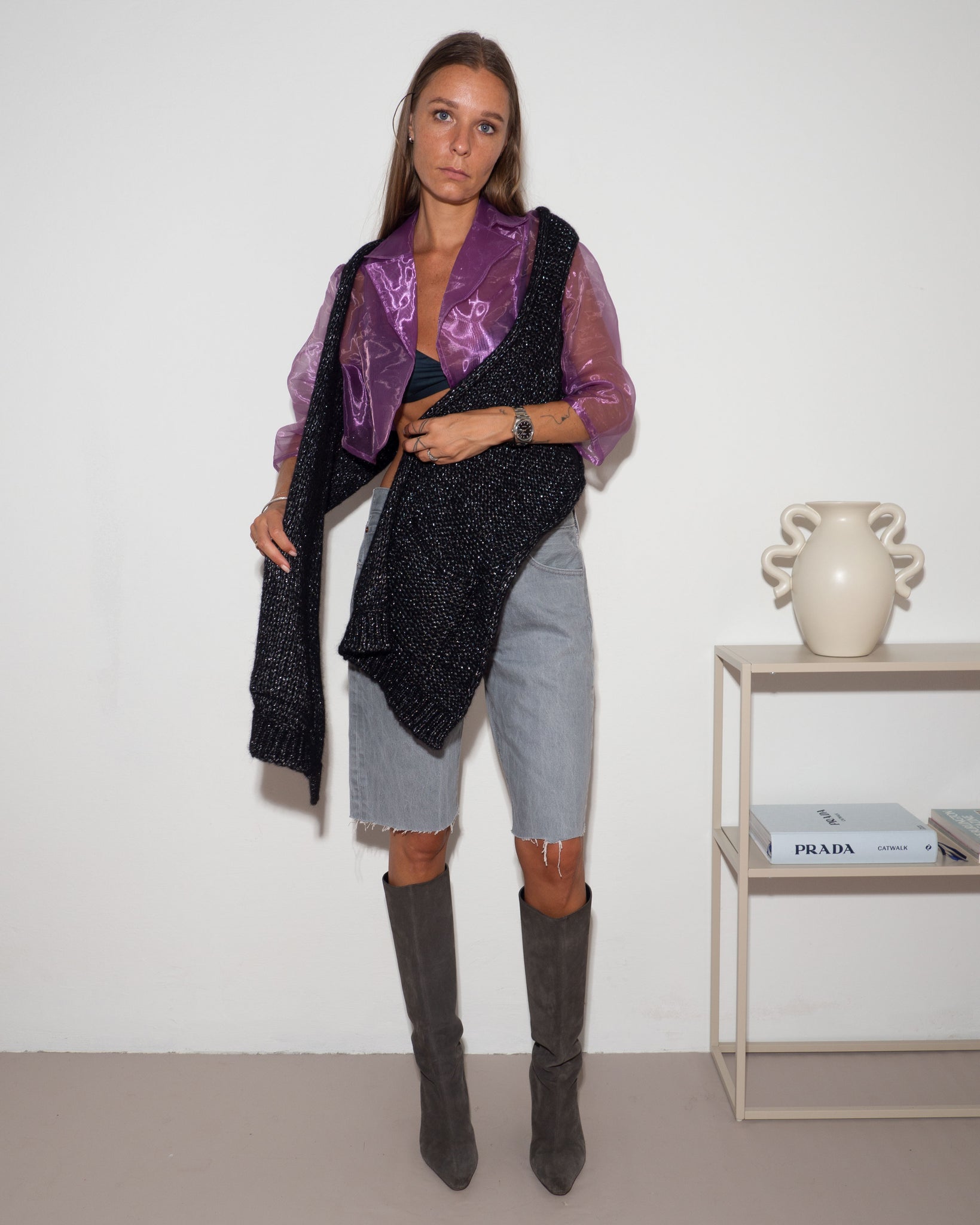 Marella Lurex Shrug