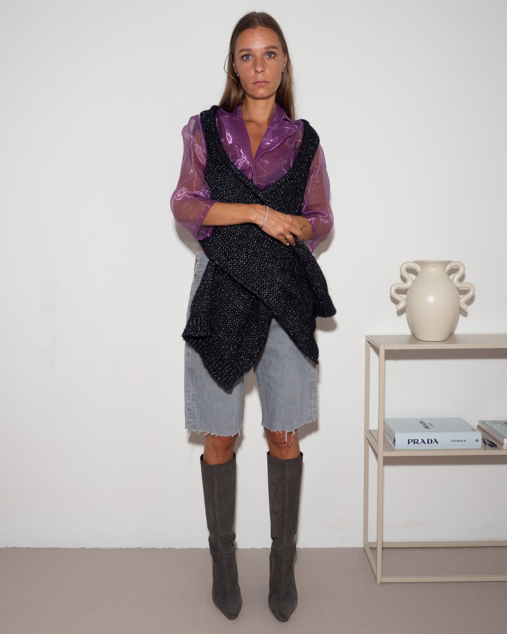 Marella Lurex Shrug