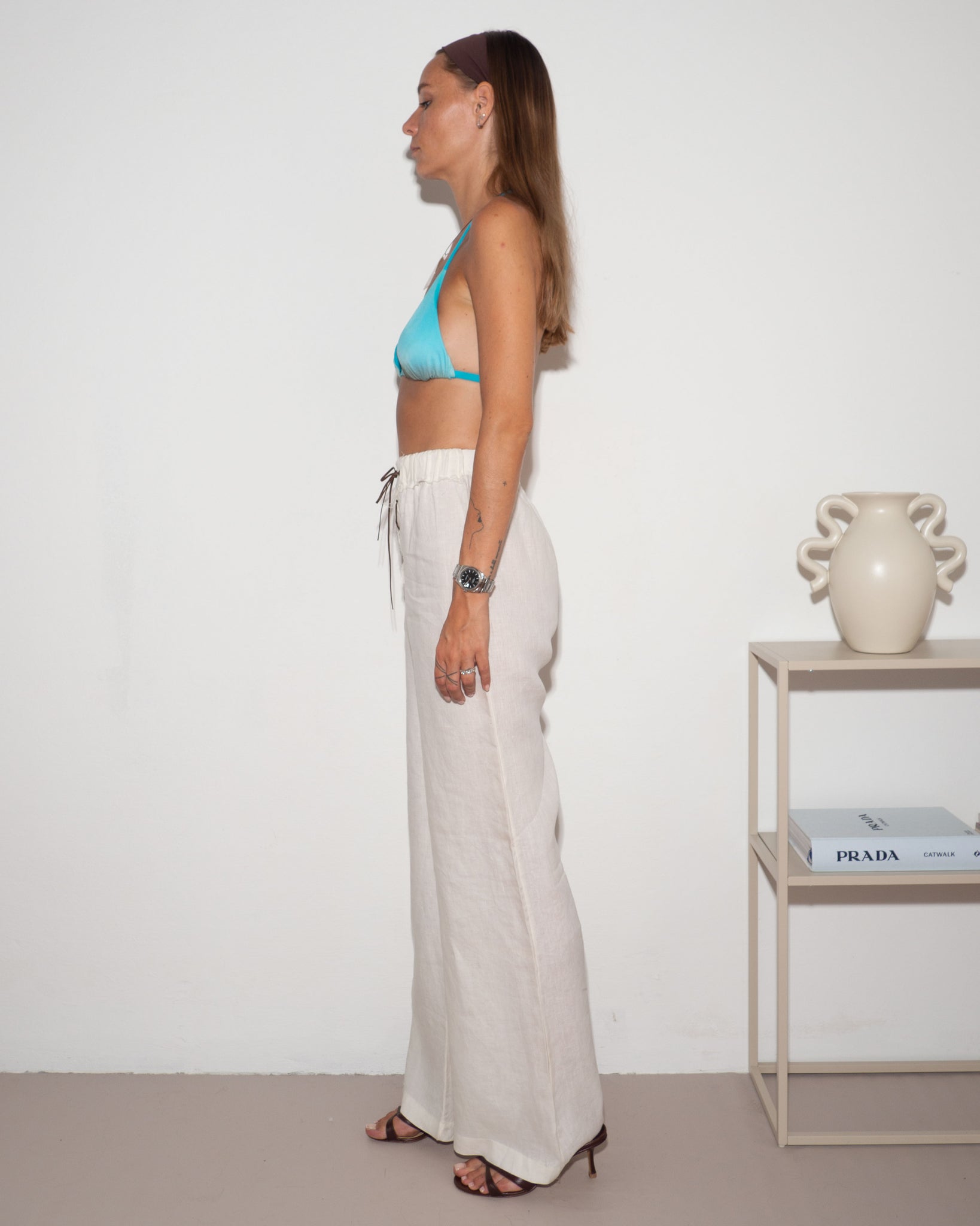 Linen Palazzo Pants