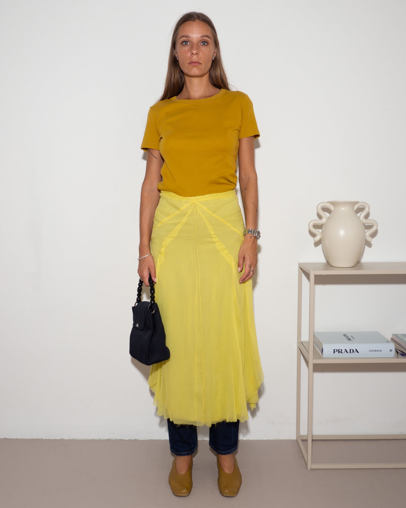 Alessandro Dell'Acqua Silk Skirt