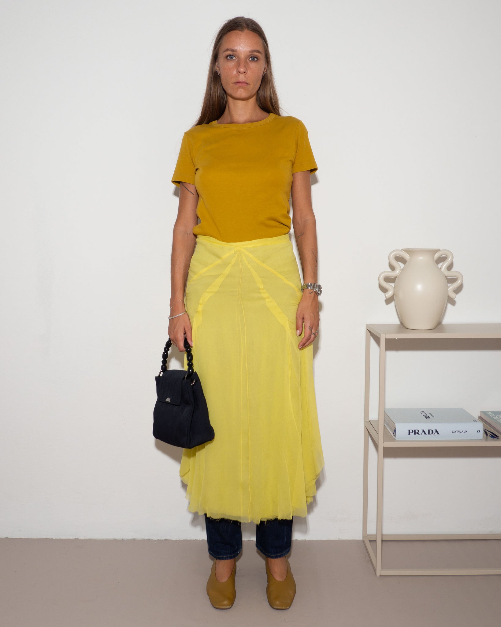 Alessandro Dell'Acqua Silk Skirt