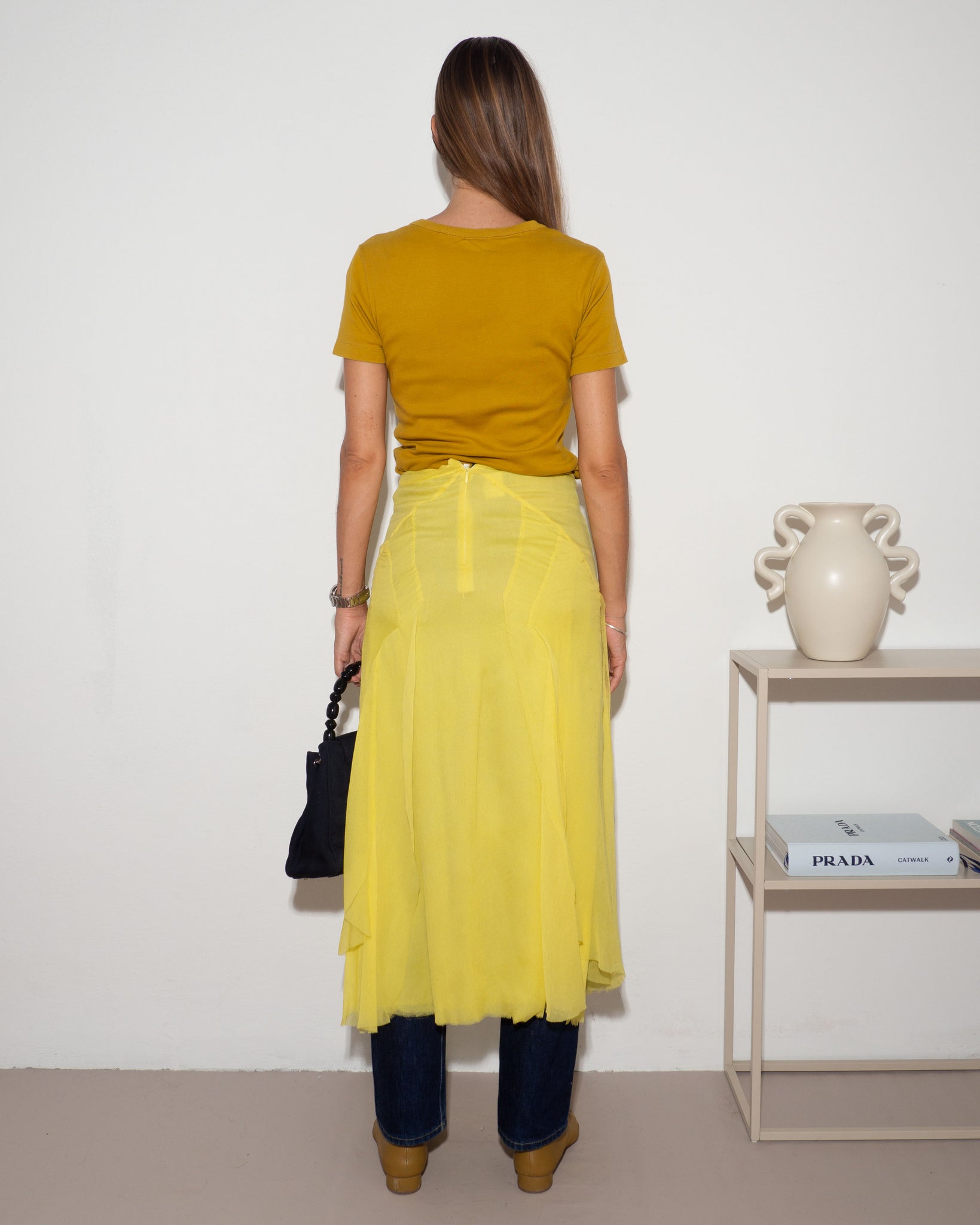 Alessandro Dell'Acqua Silk Skirt