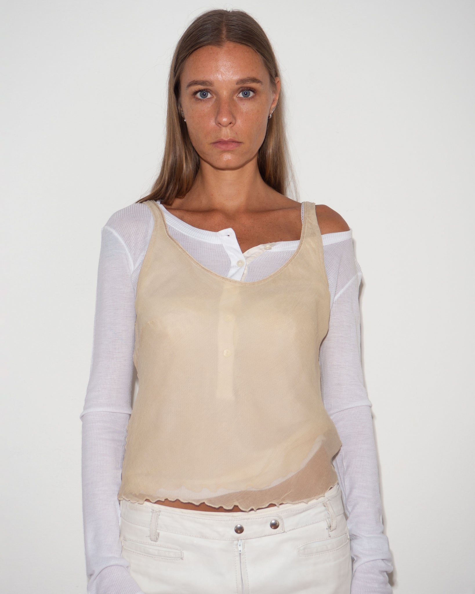 Silk Beige Camisole