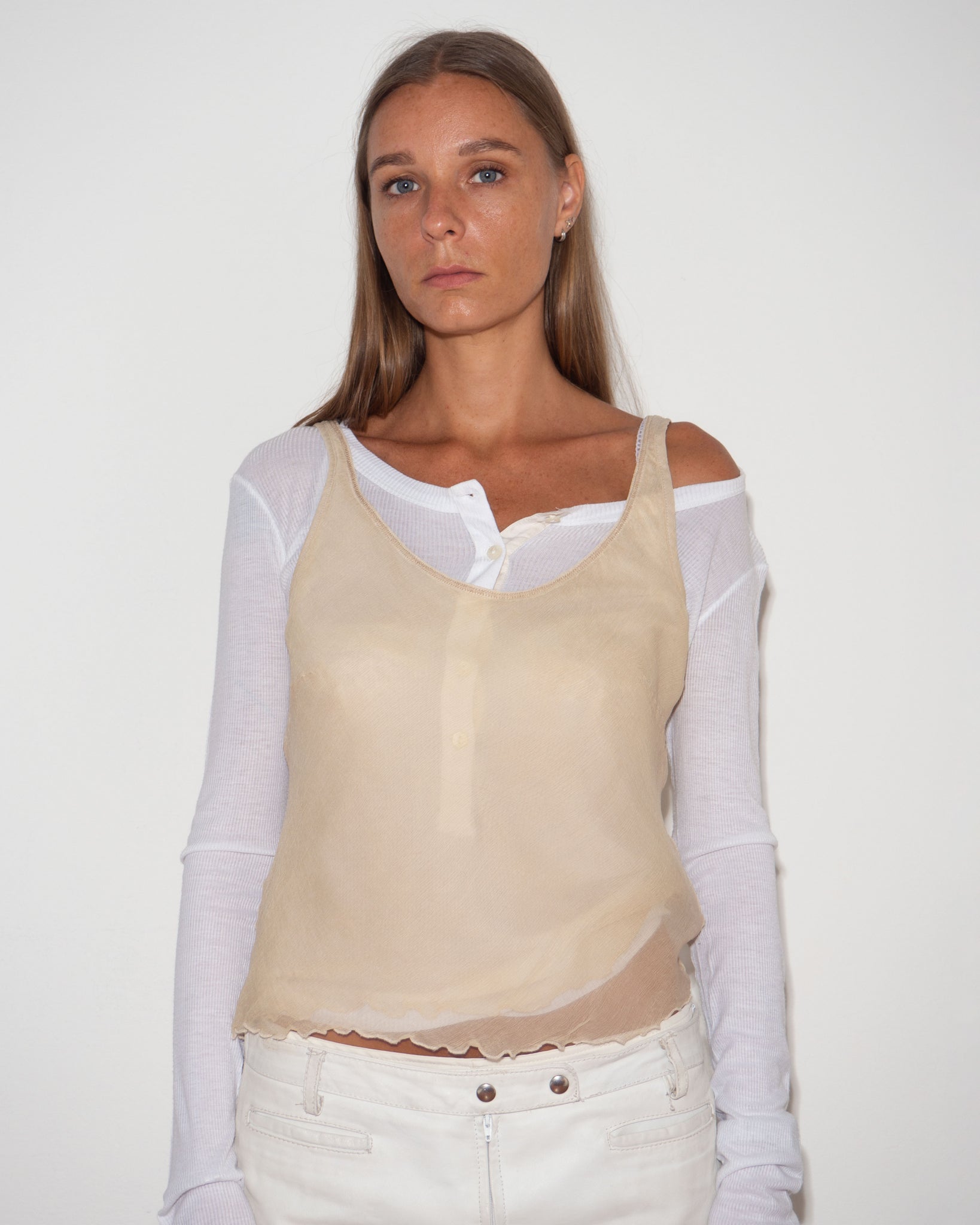 Silk Beige Camisole