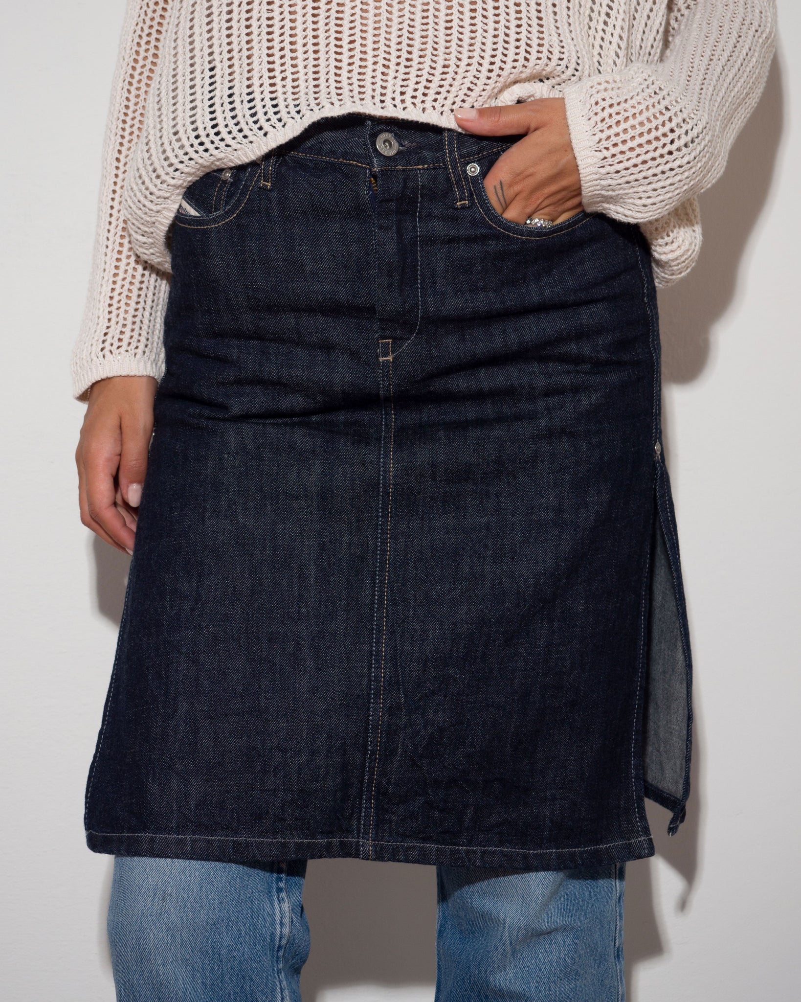 Diesel Midi Skirt