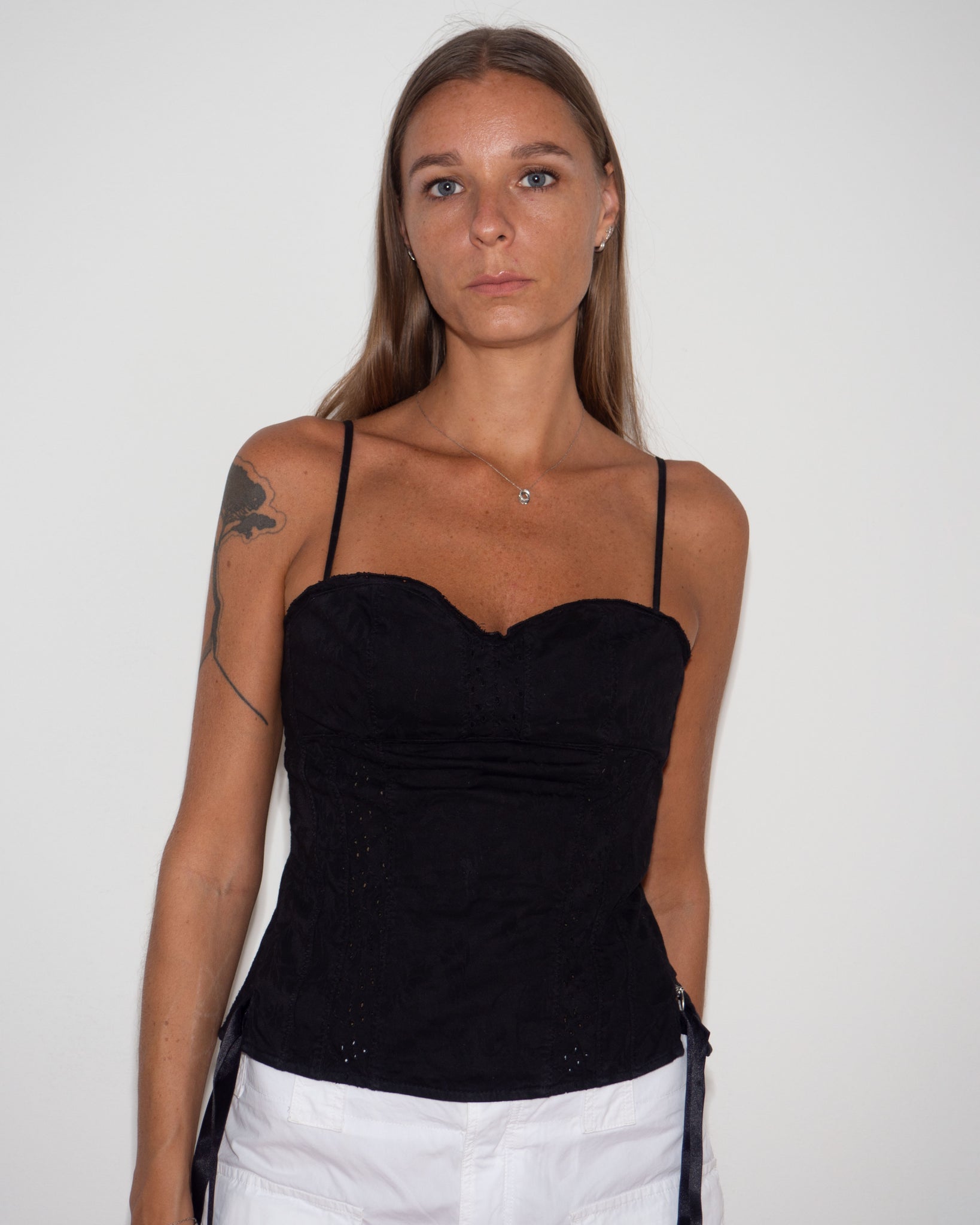 Broderie Anglaise Bustier