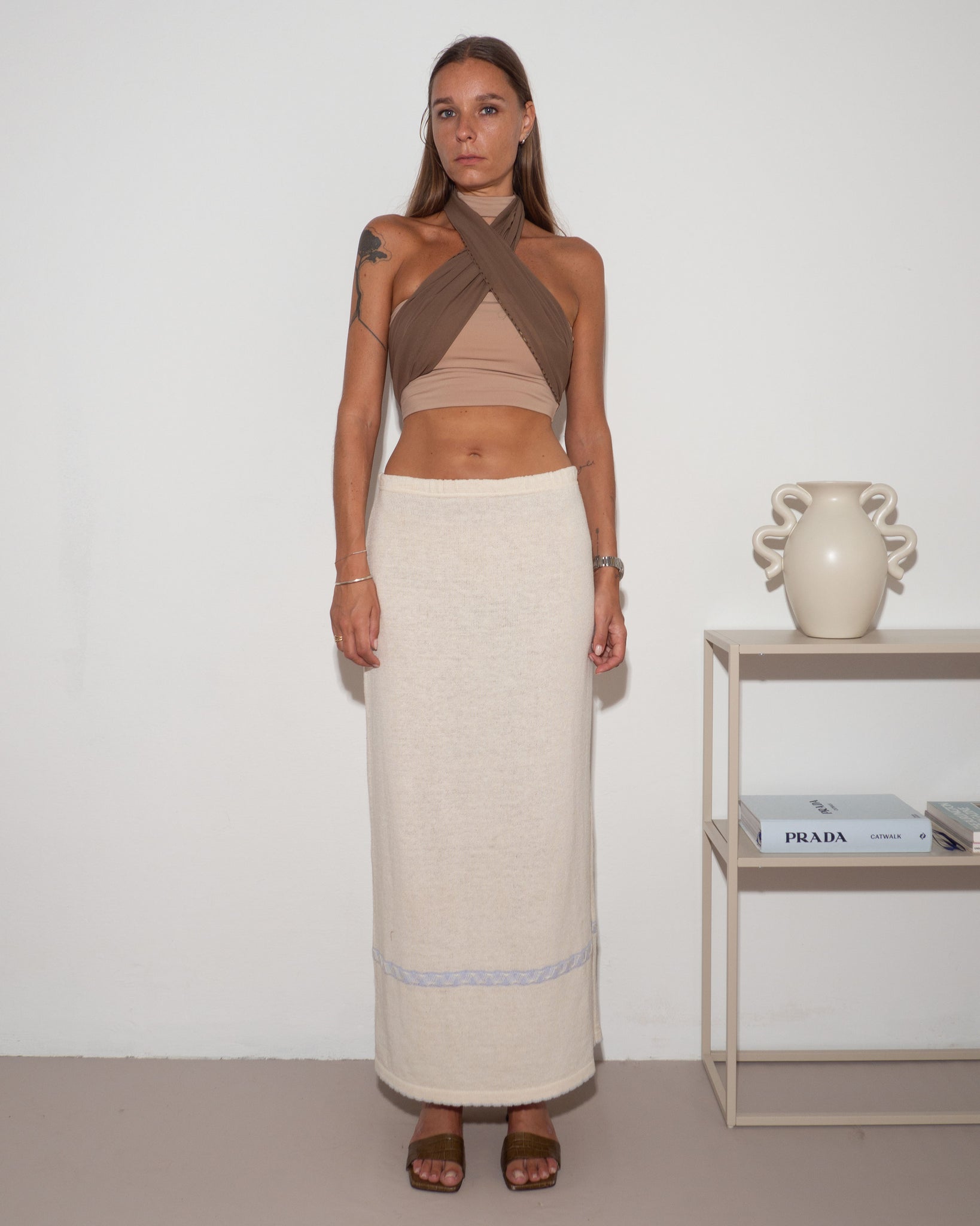 Knitted Maxi Skirt