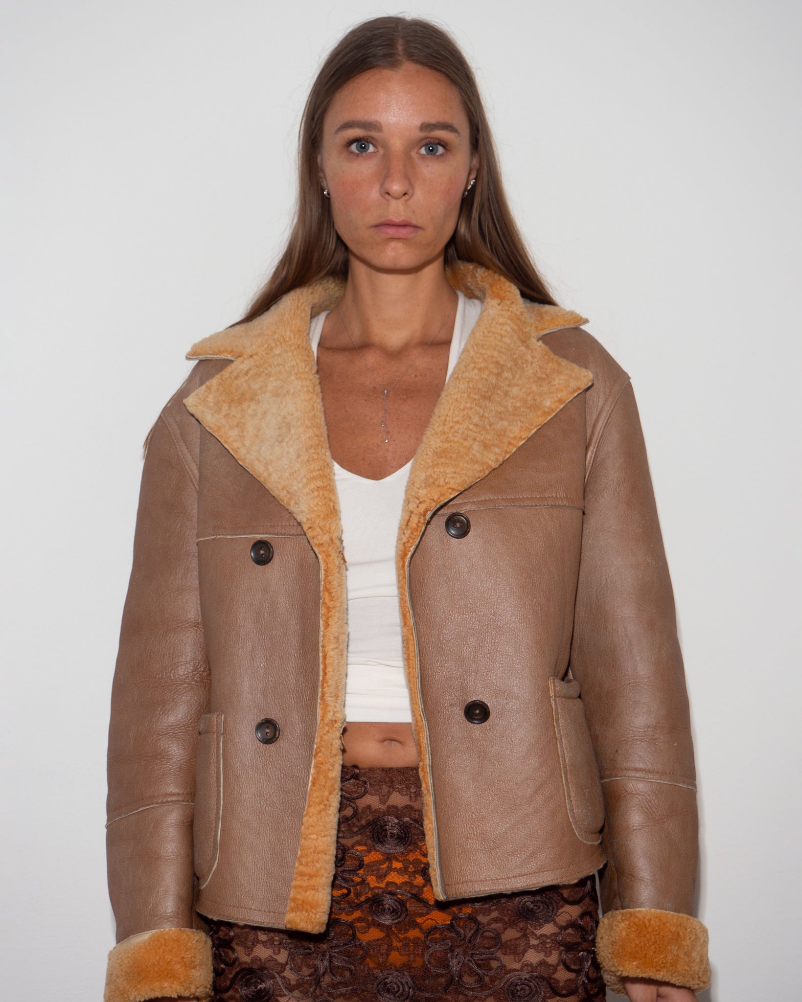 Shearling Boxy Jacket