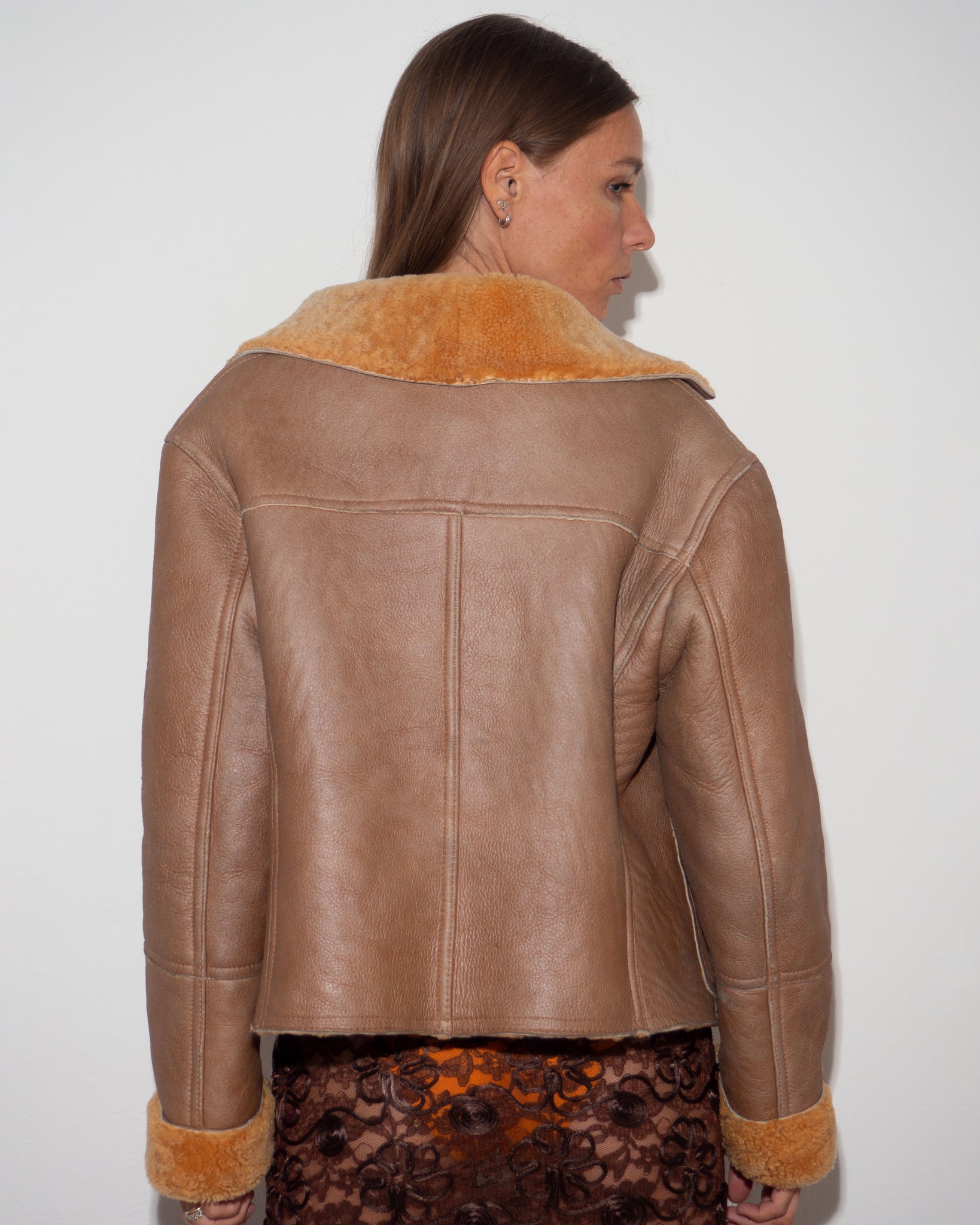 Shearling Boxy Jacket