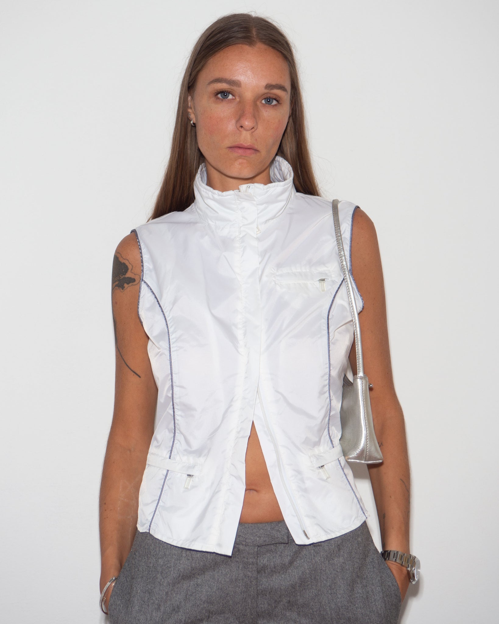 Nylon Zip Waistcoat