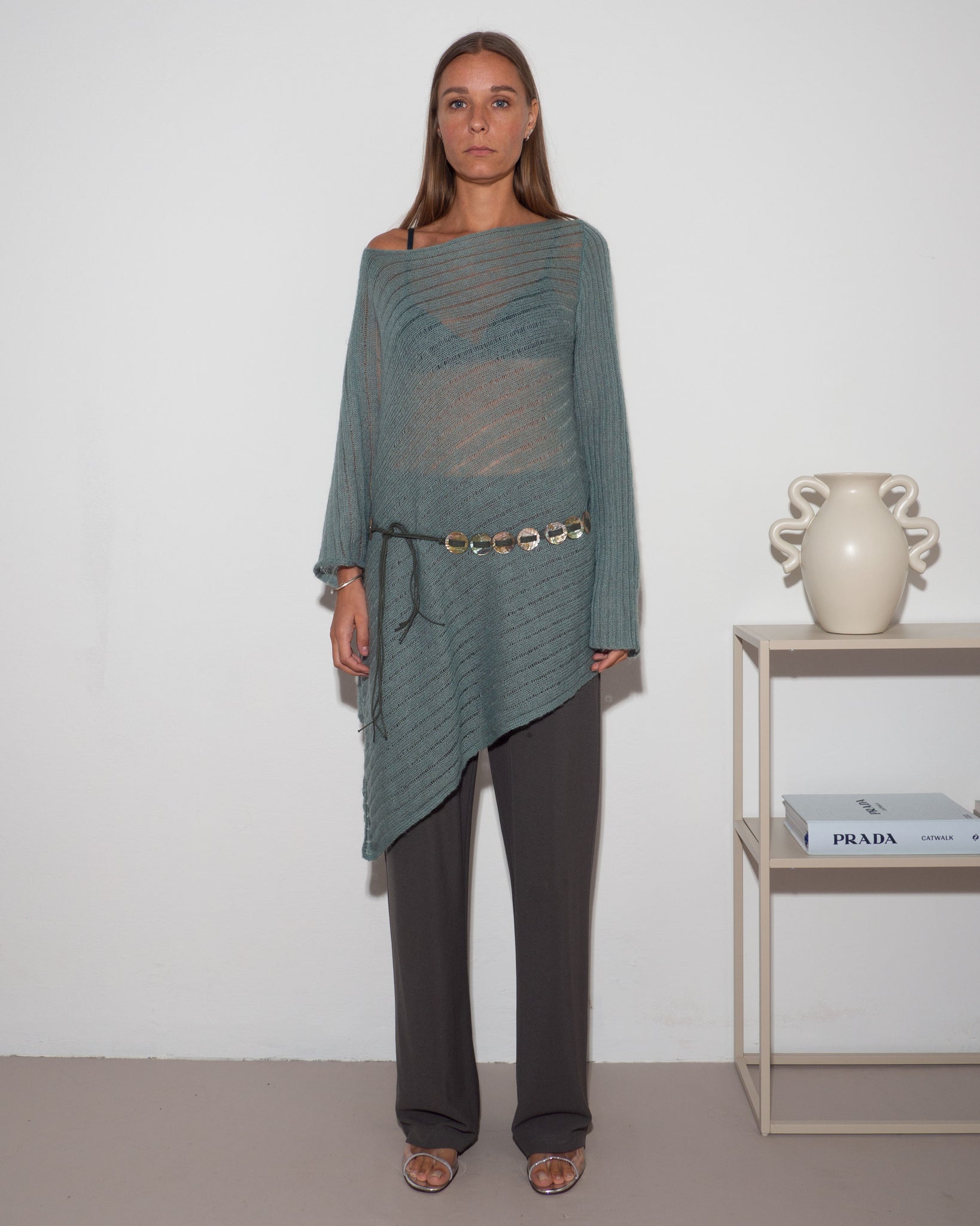 Mohair Asymmetric Knit