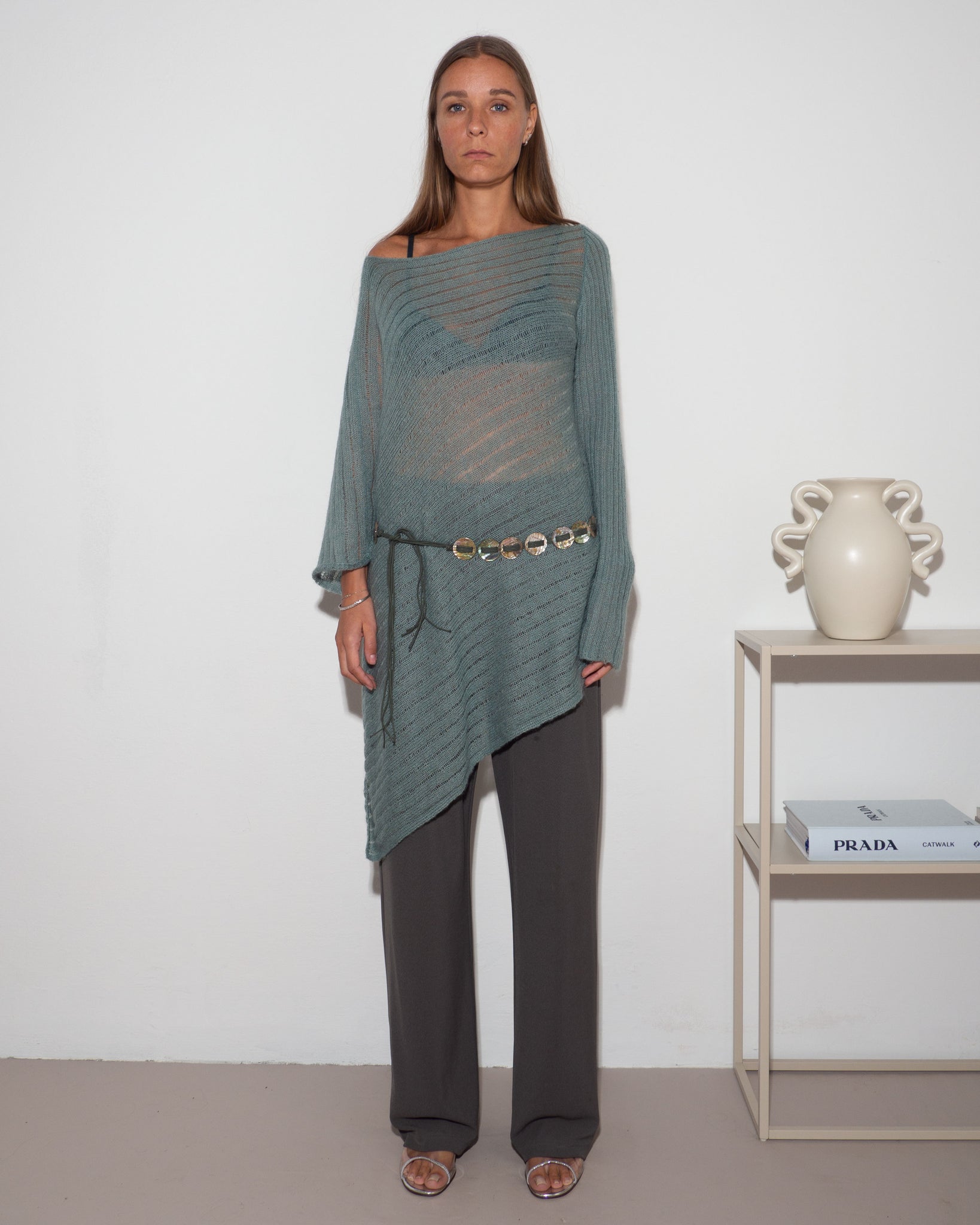 Mohair Asymmetric Knit