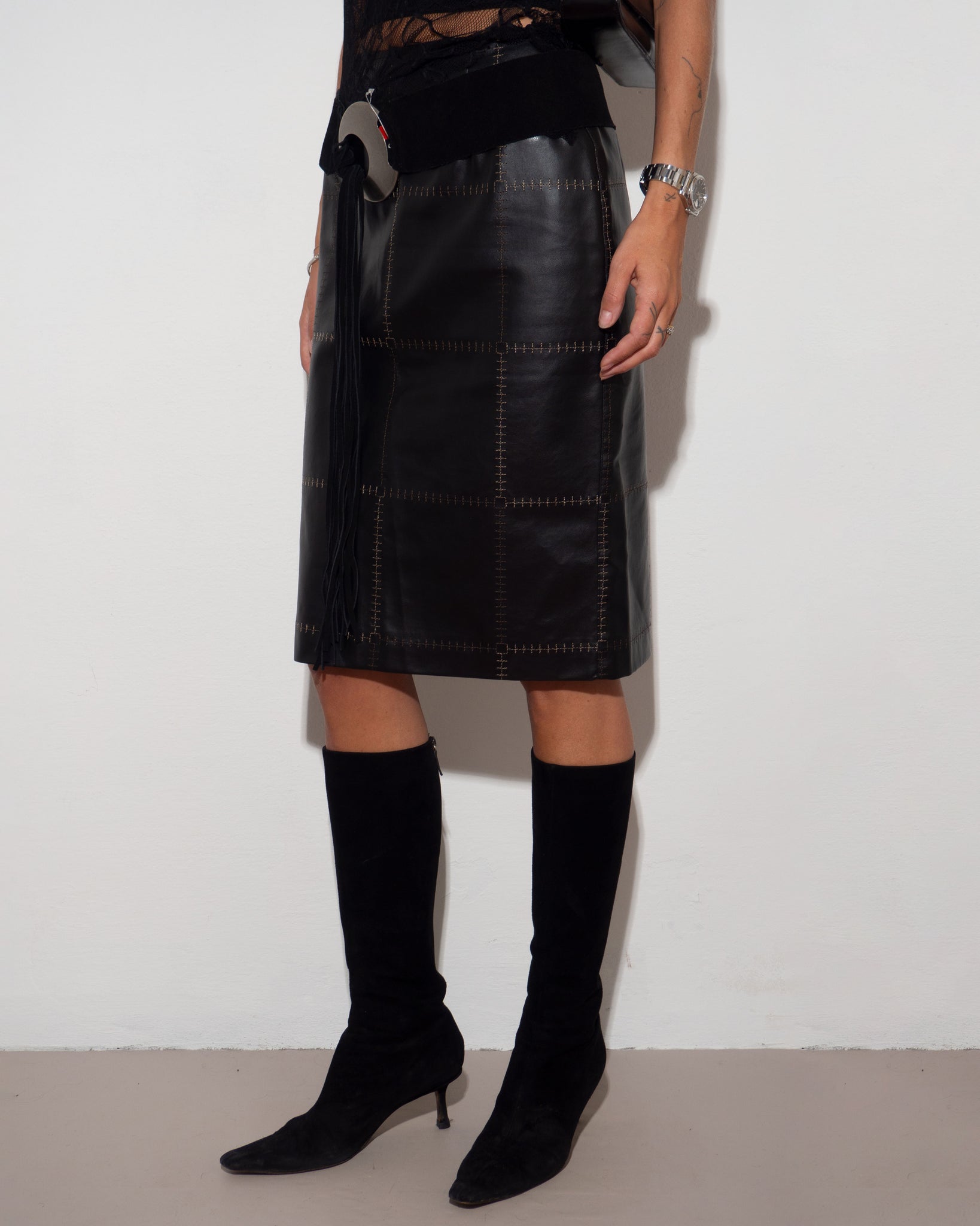 Black Midi Skirt