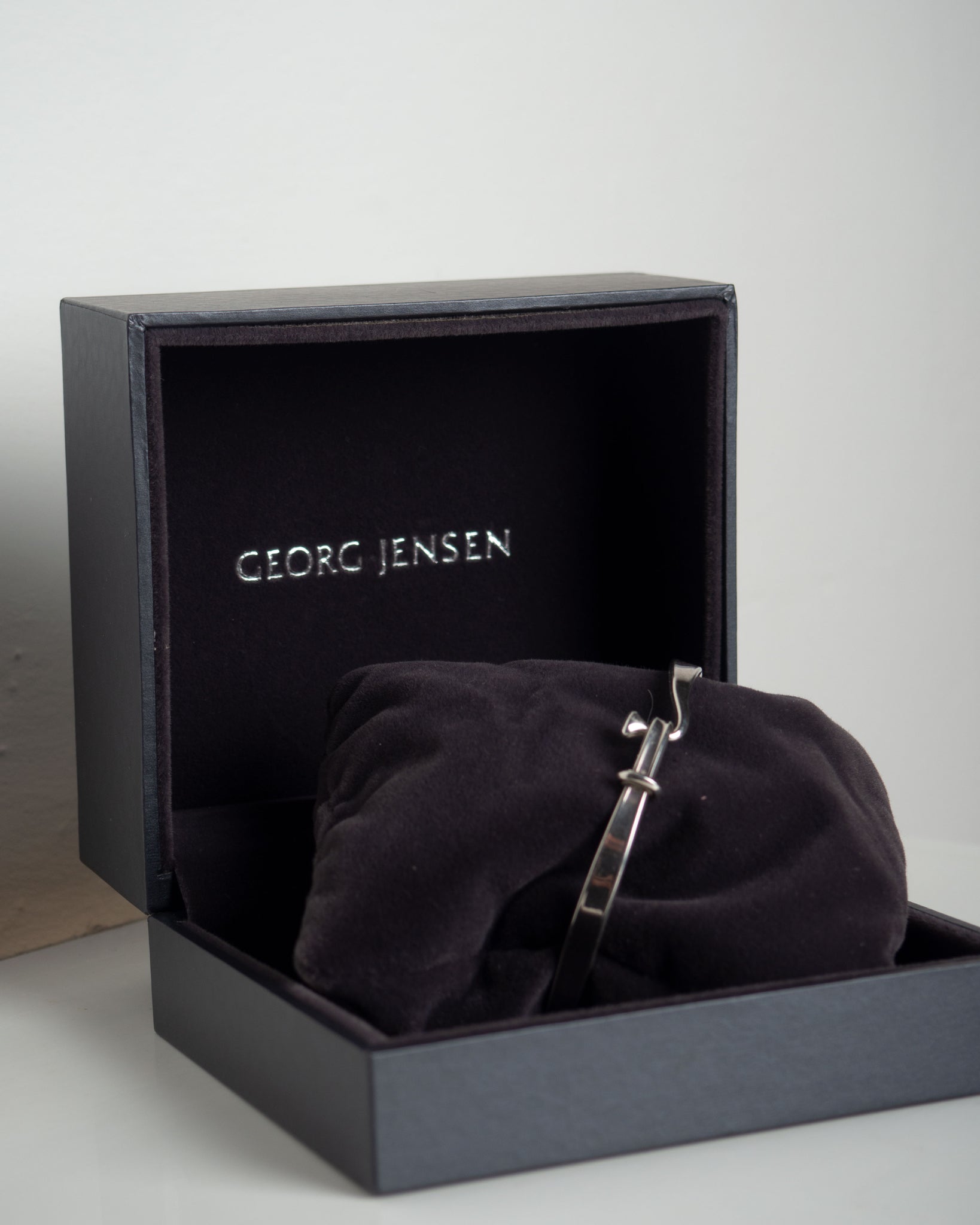 Georg Jensen Torun Silver Bangle (S)