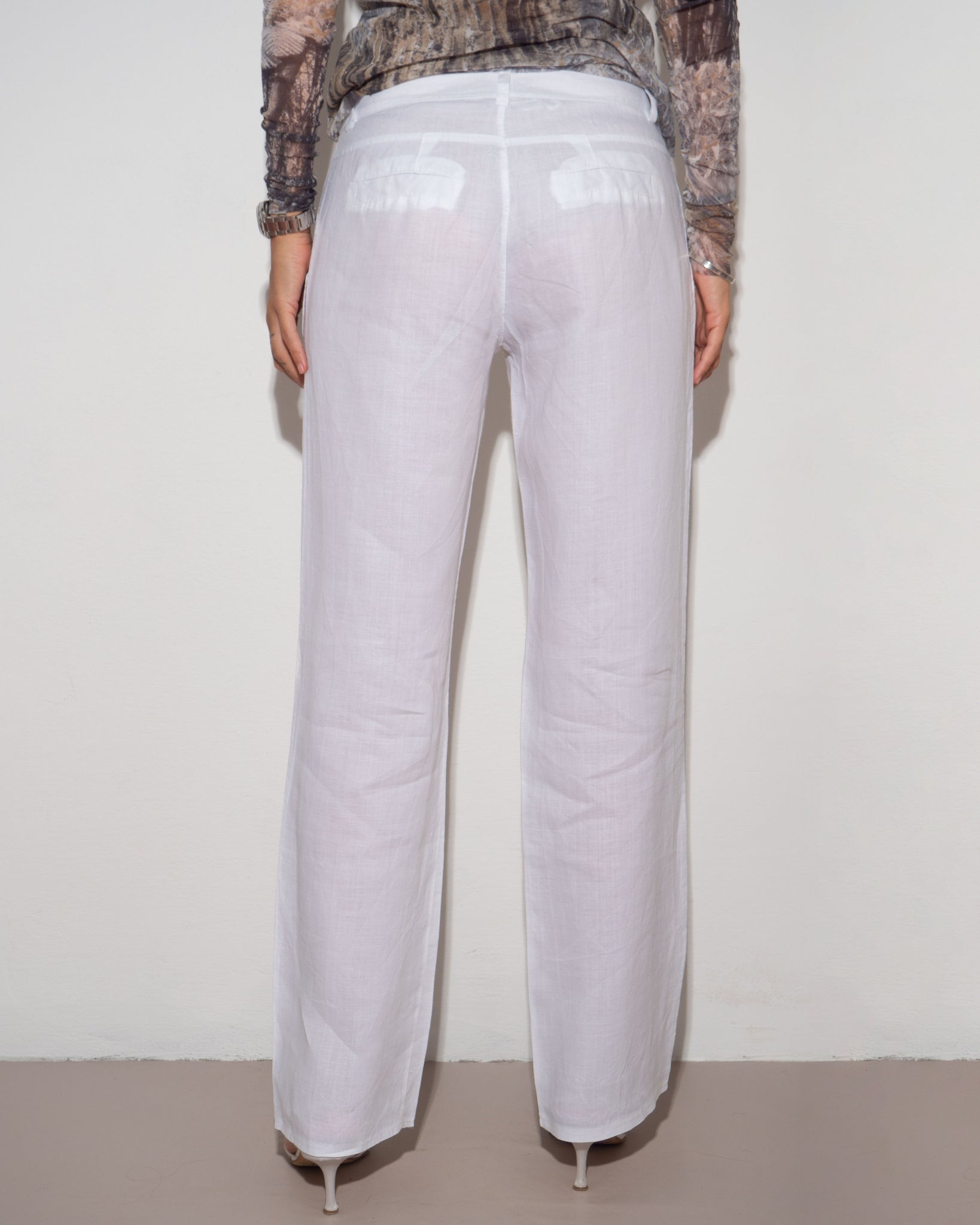 White Linen Pants