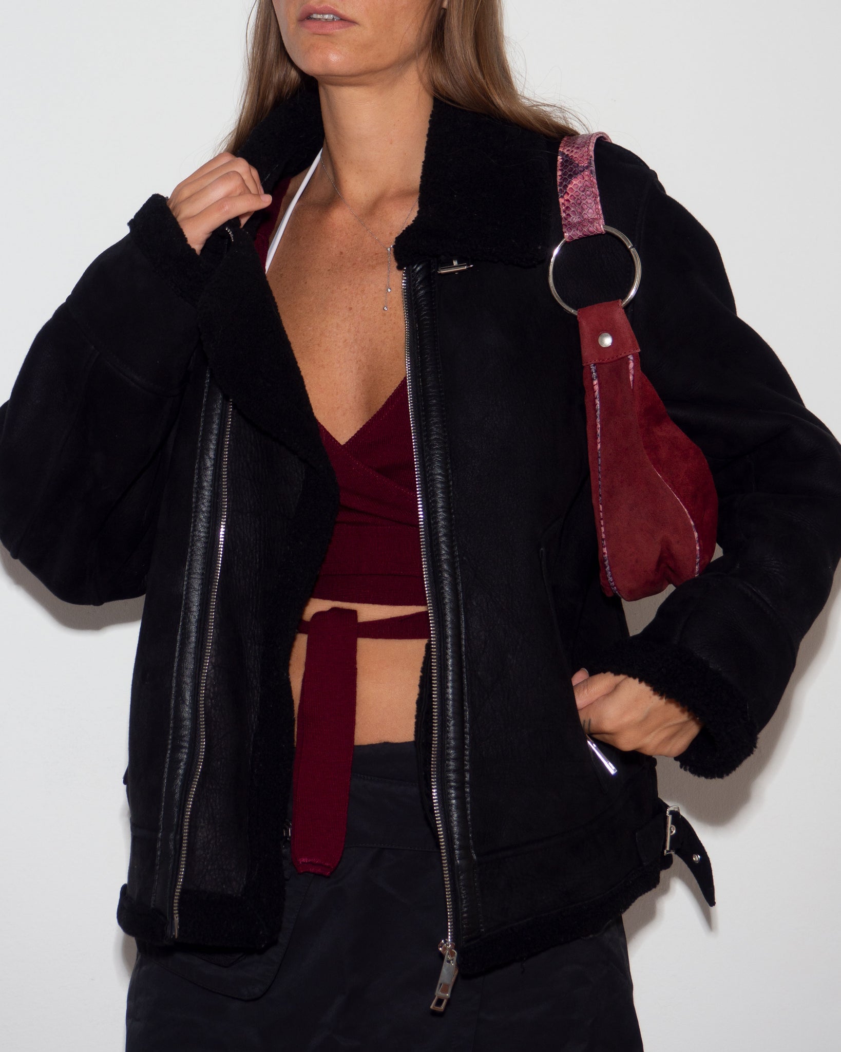 Shearling Aviator Jacket