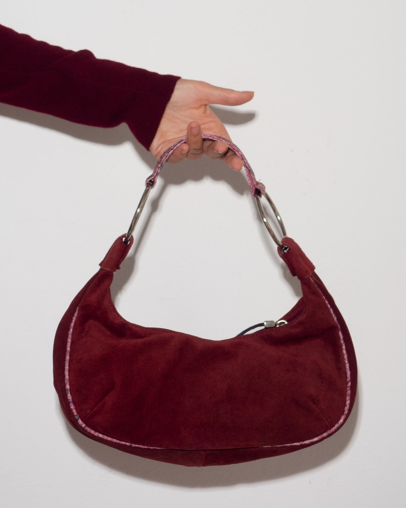 Leather Croissant Bag