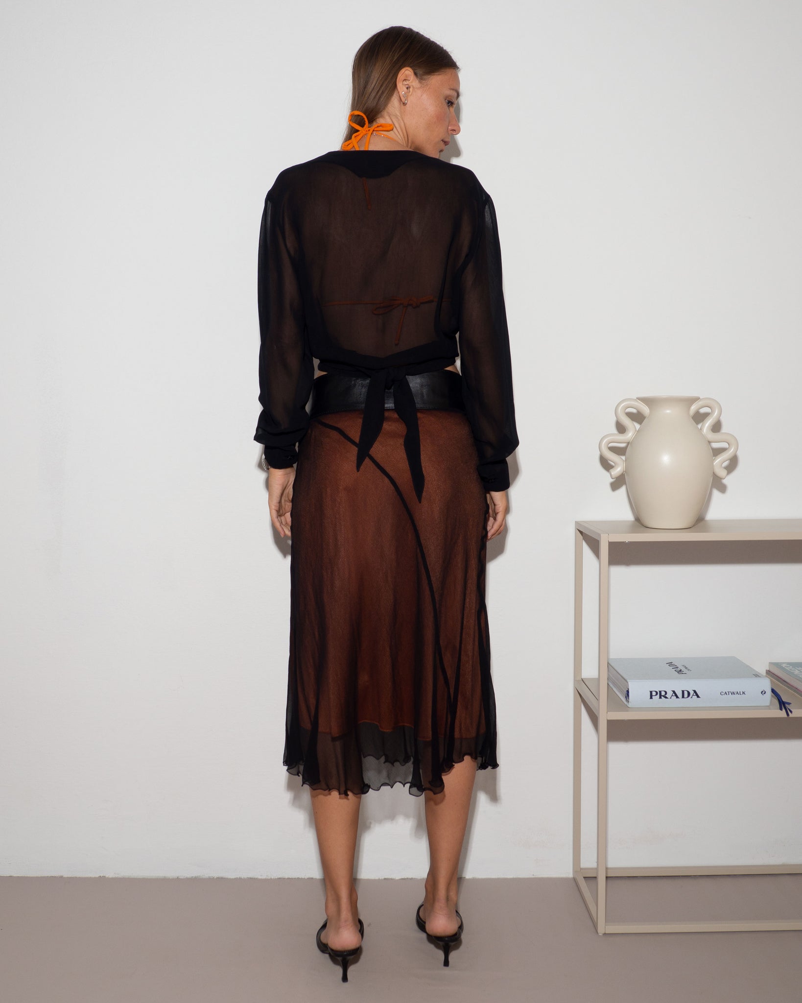 Silk Slip Skirt