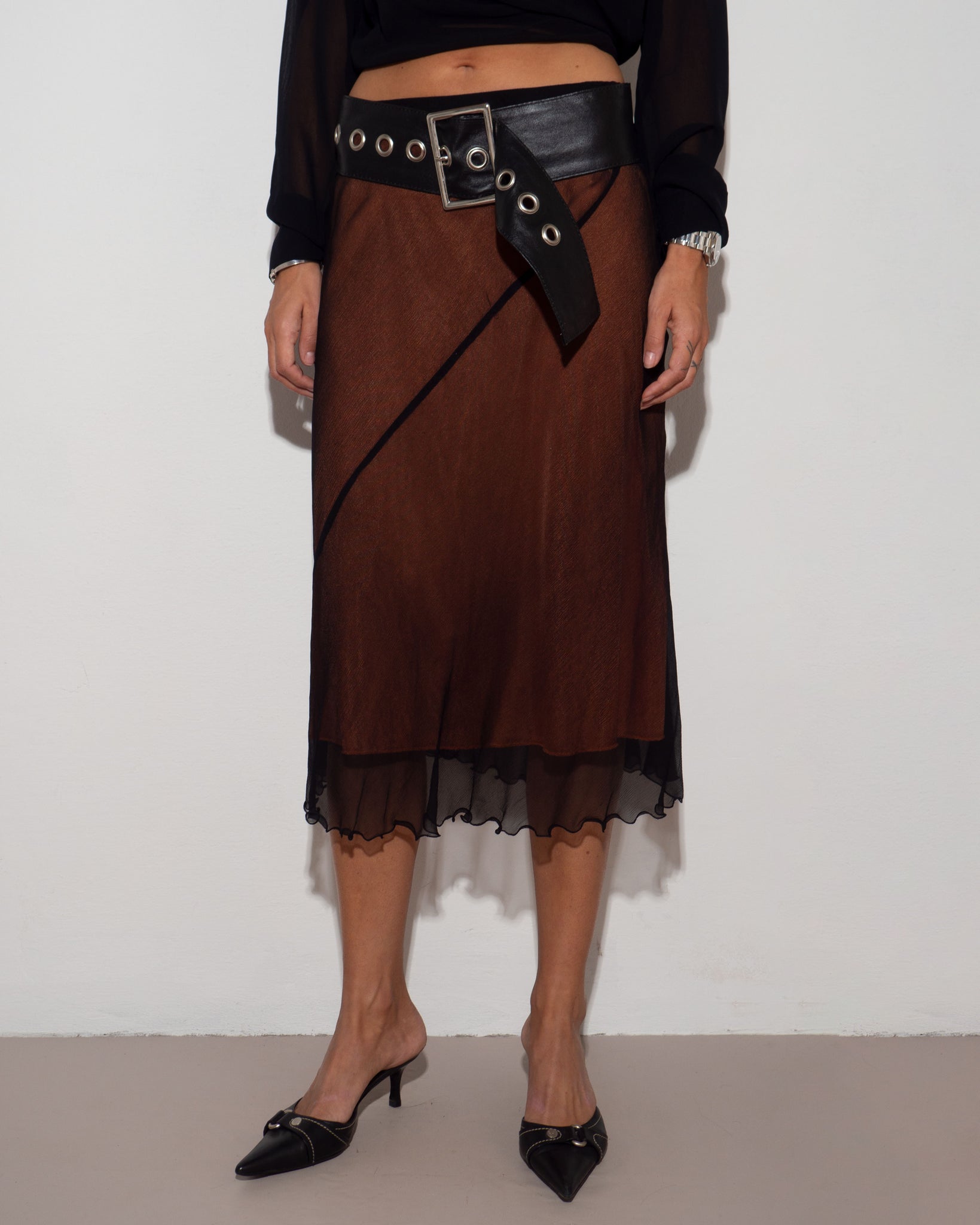Silk Slip Skirt