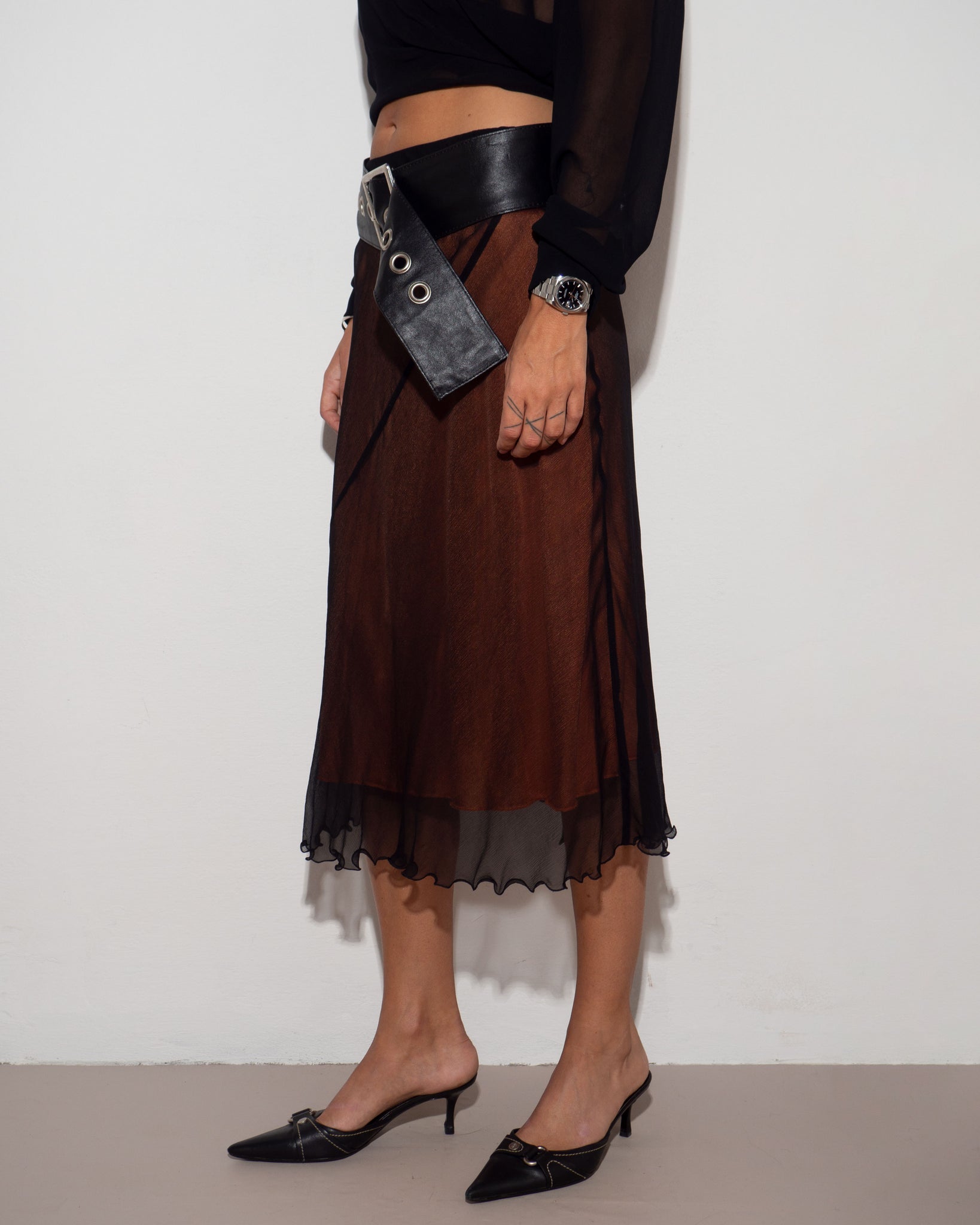 Black Leather Belt