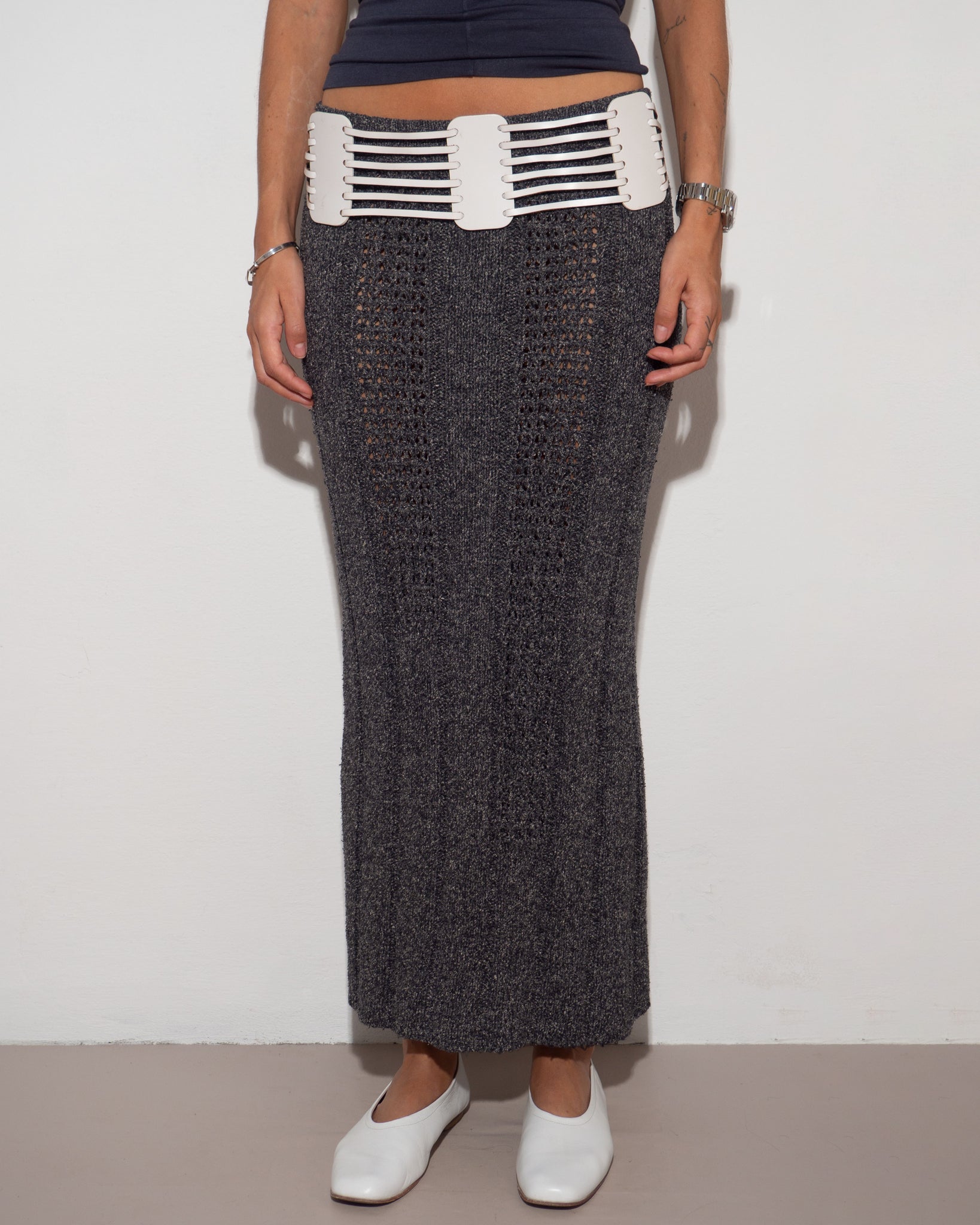 Silk Knitted Skirt