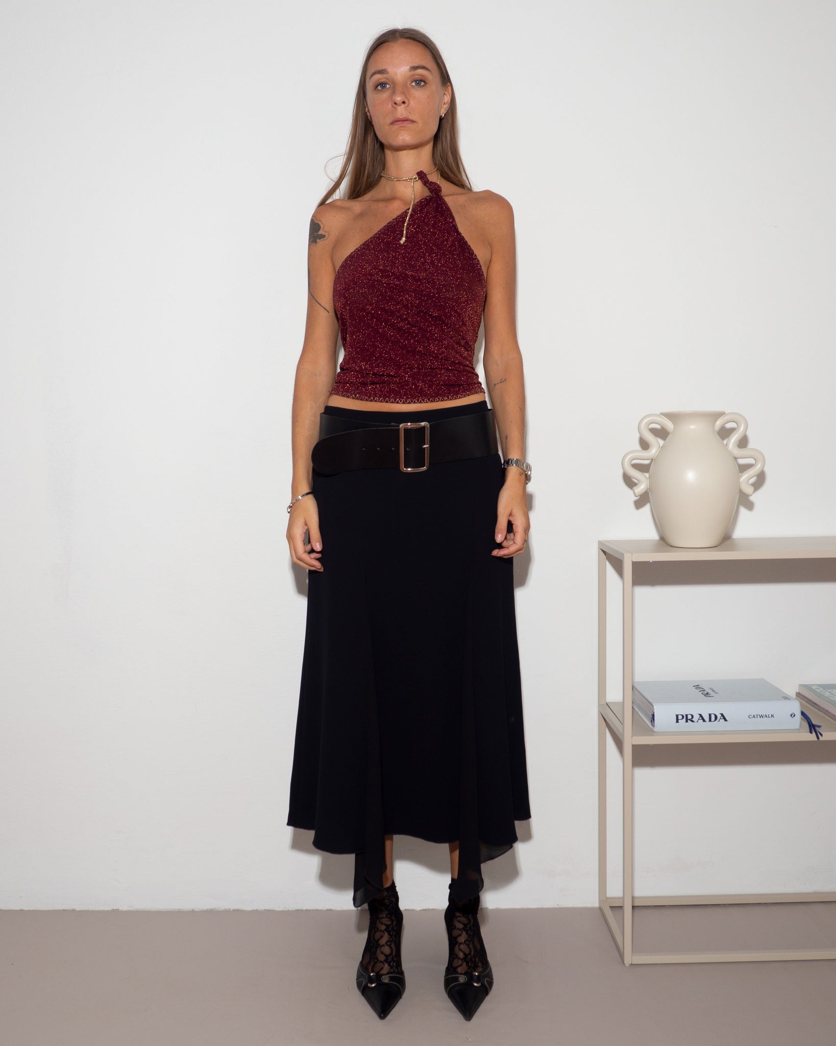 Marella Black Skirt