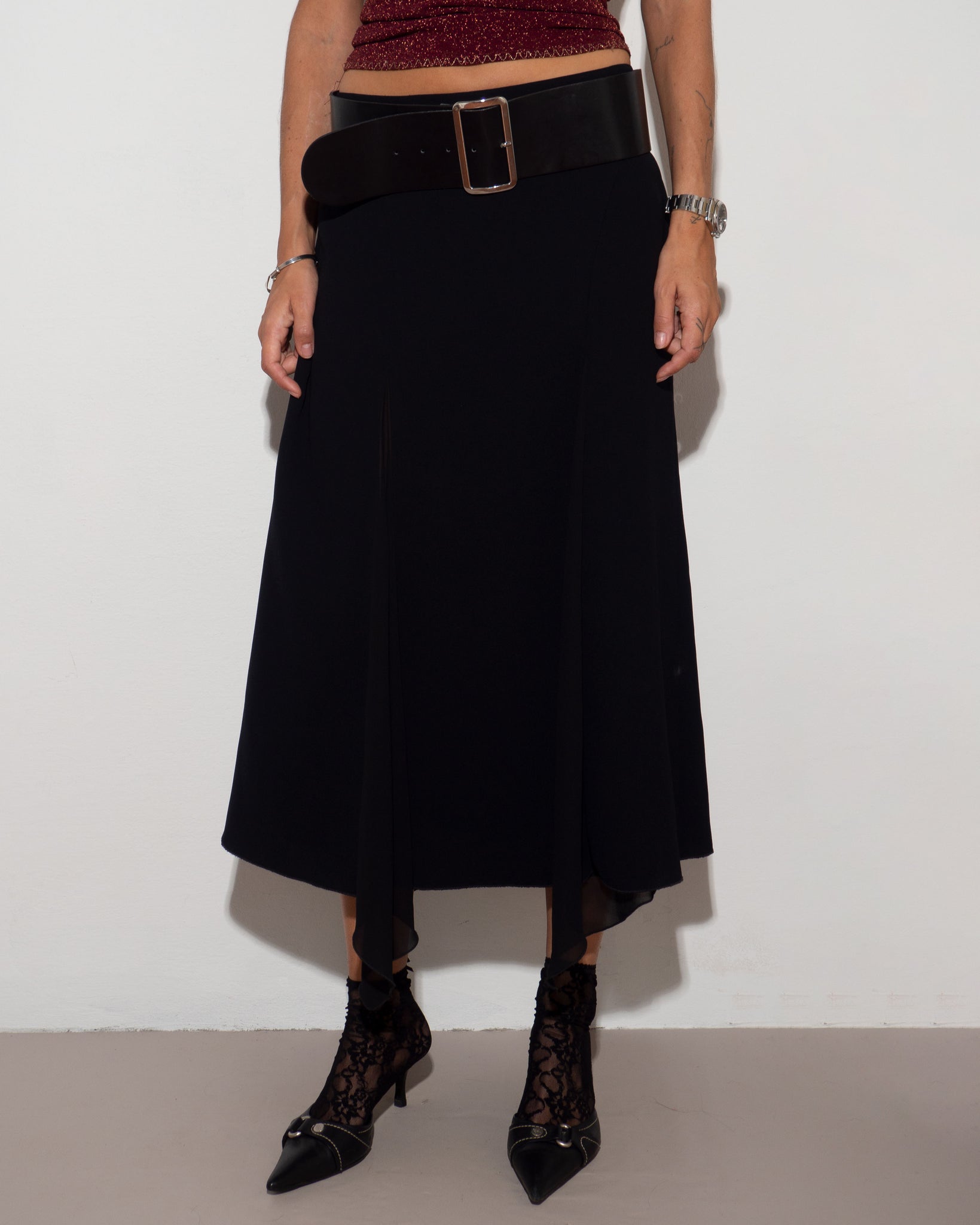 Black Leather Belt