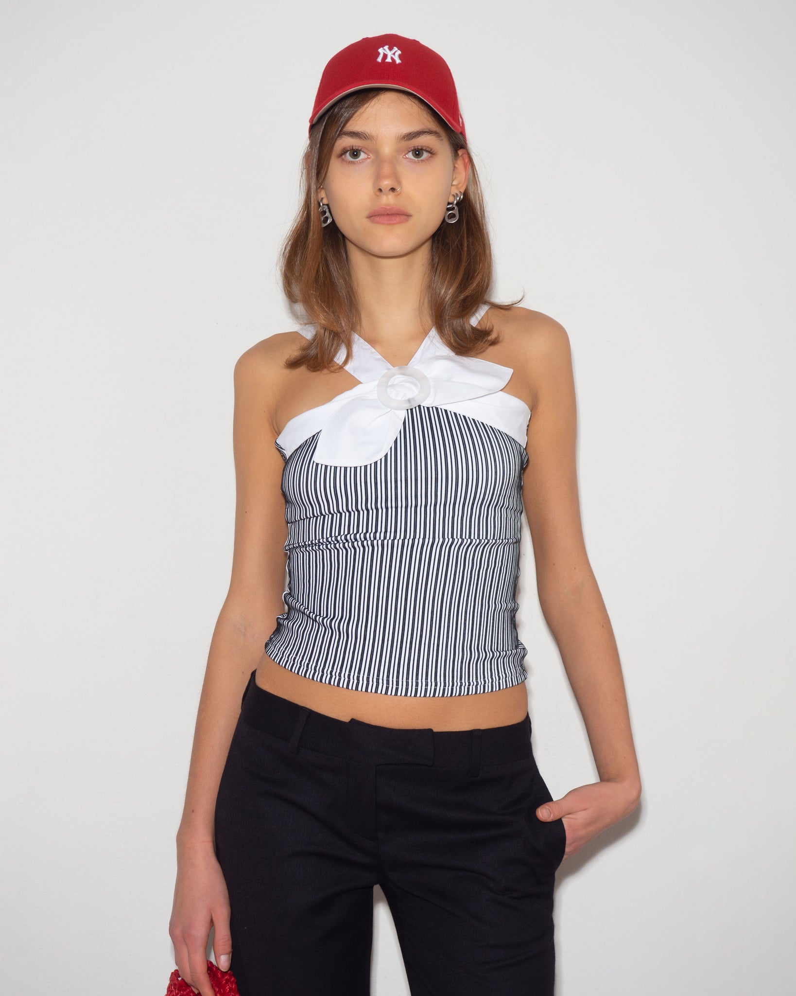 Fitted Striped Top