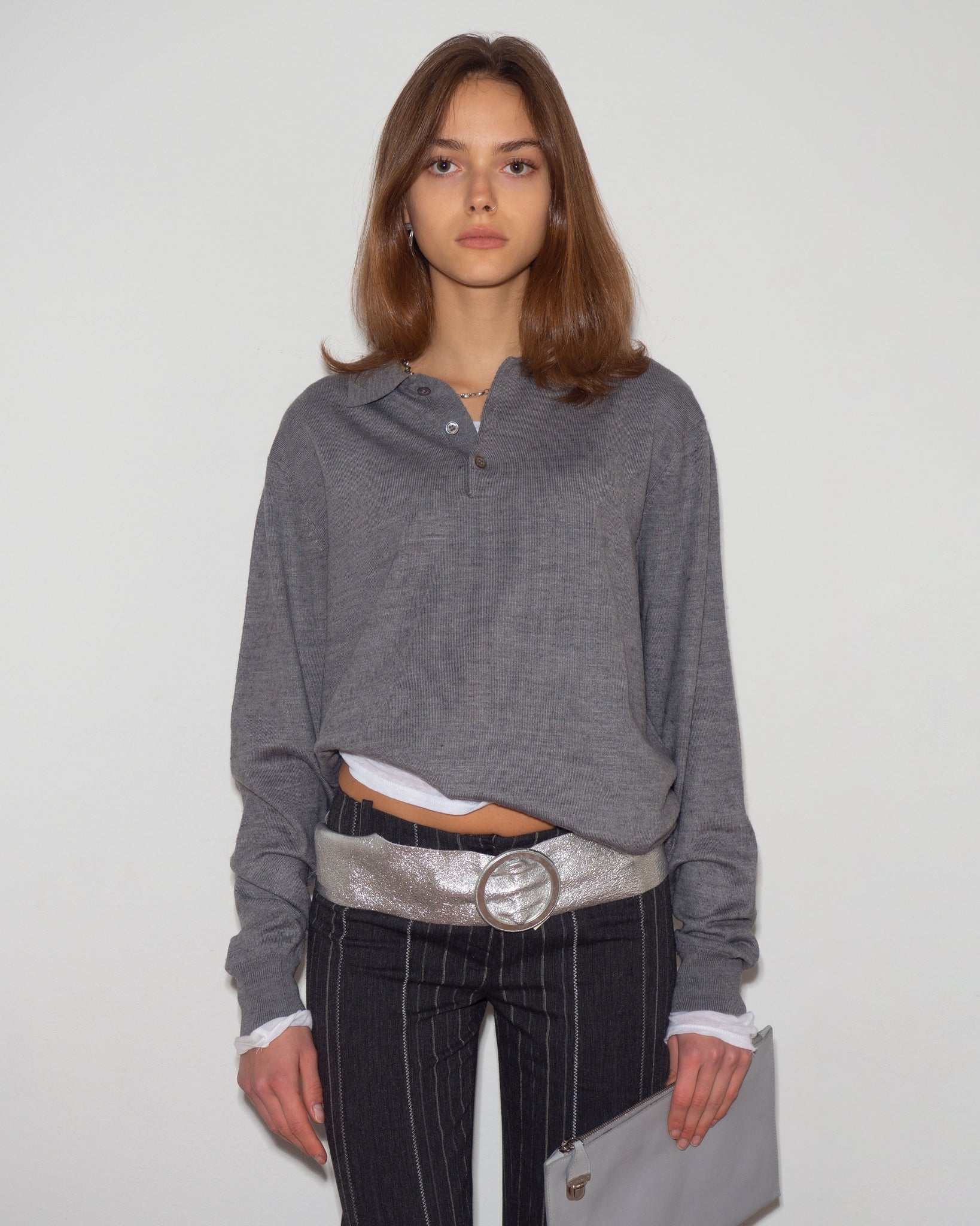 Wool Knitted Polo