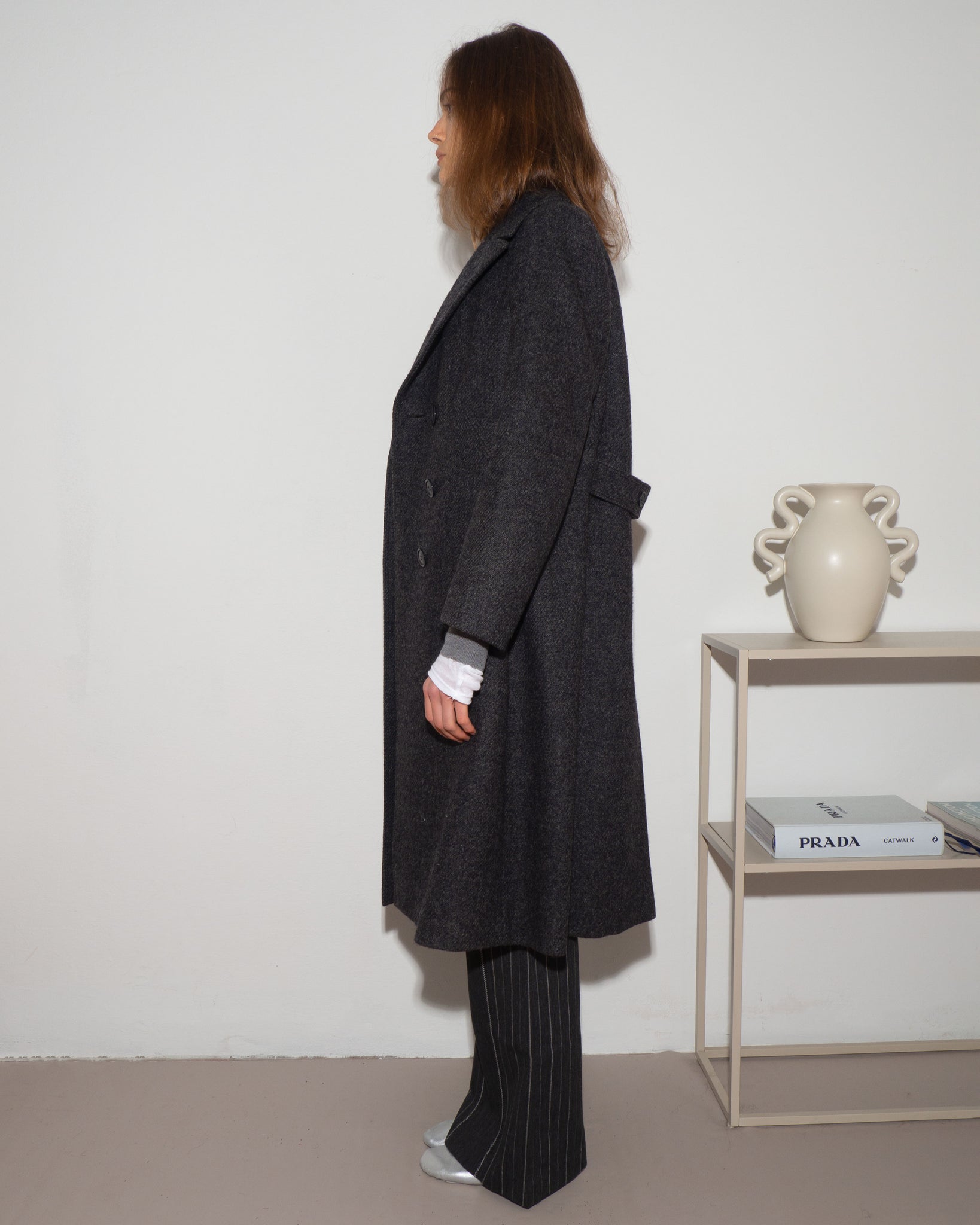Anthracite Wool Coat