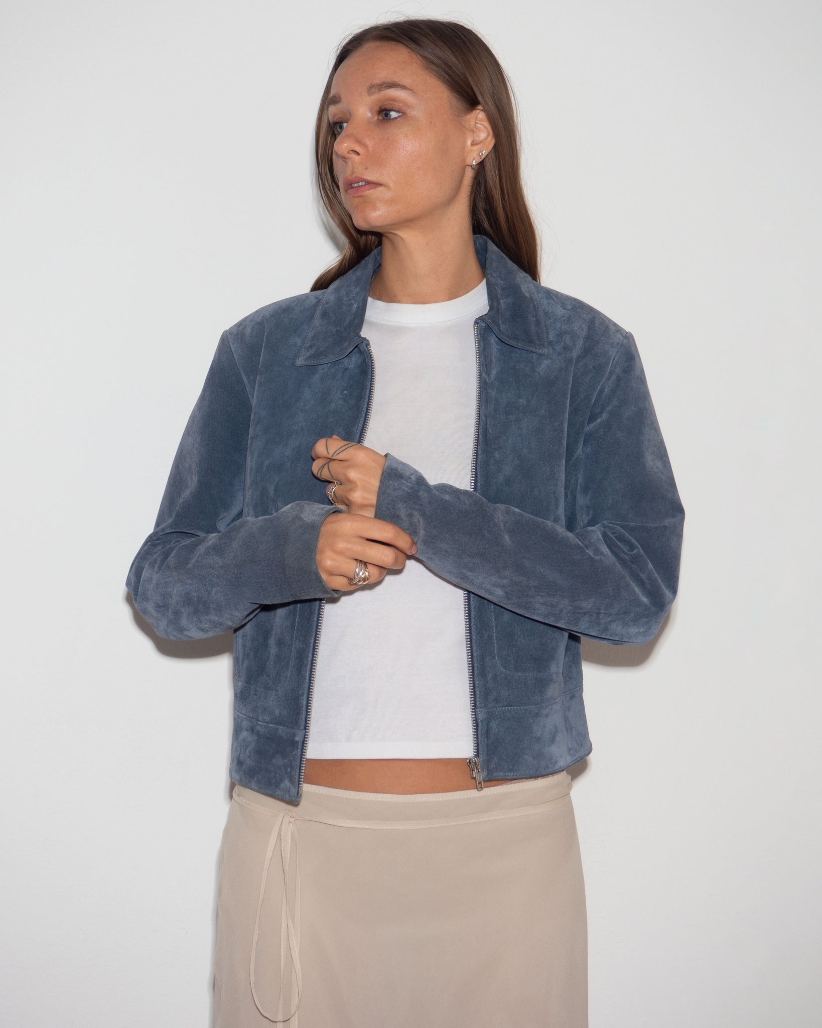 Suede Leather Jacket