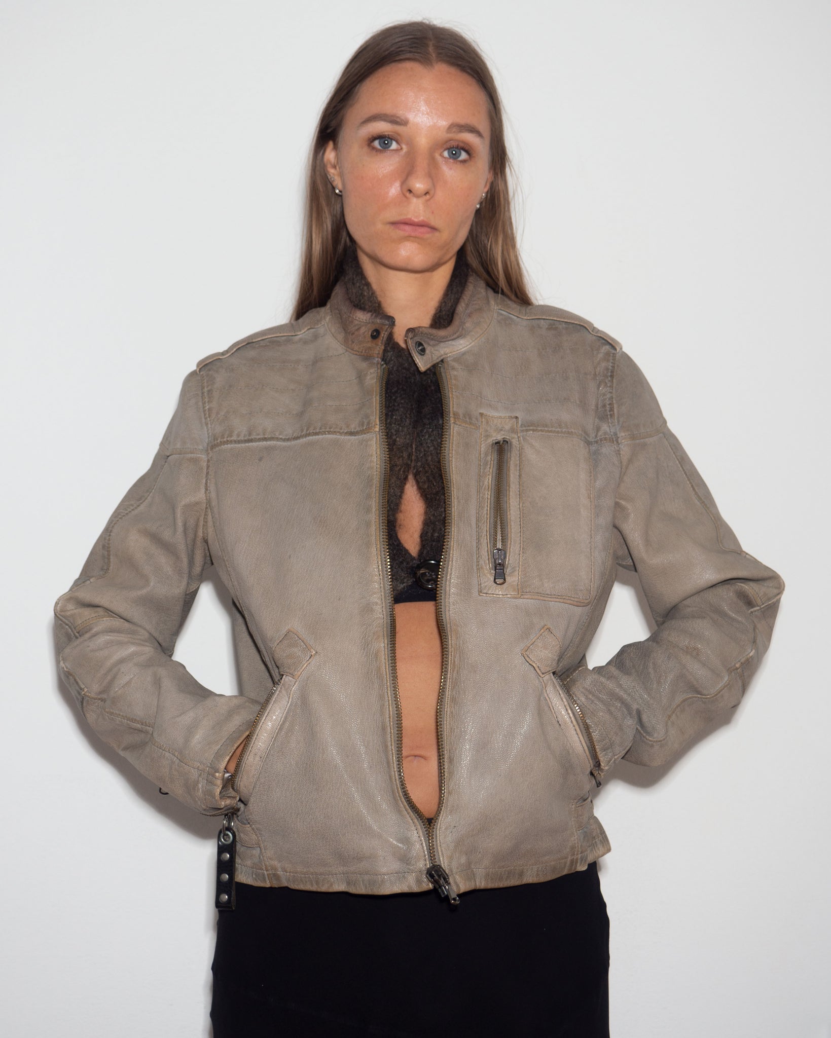 Leather Biker Jacket